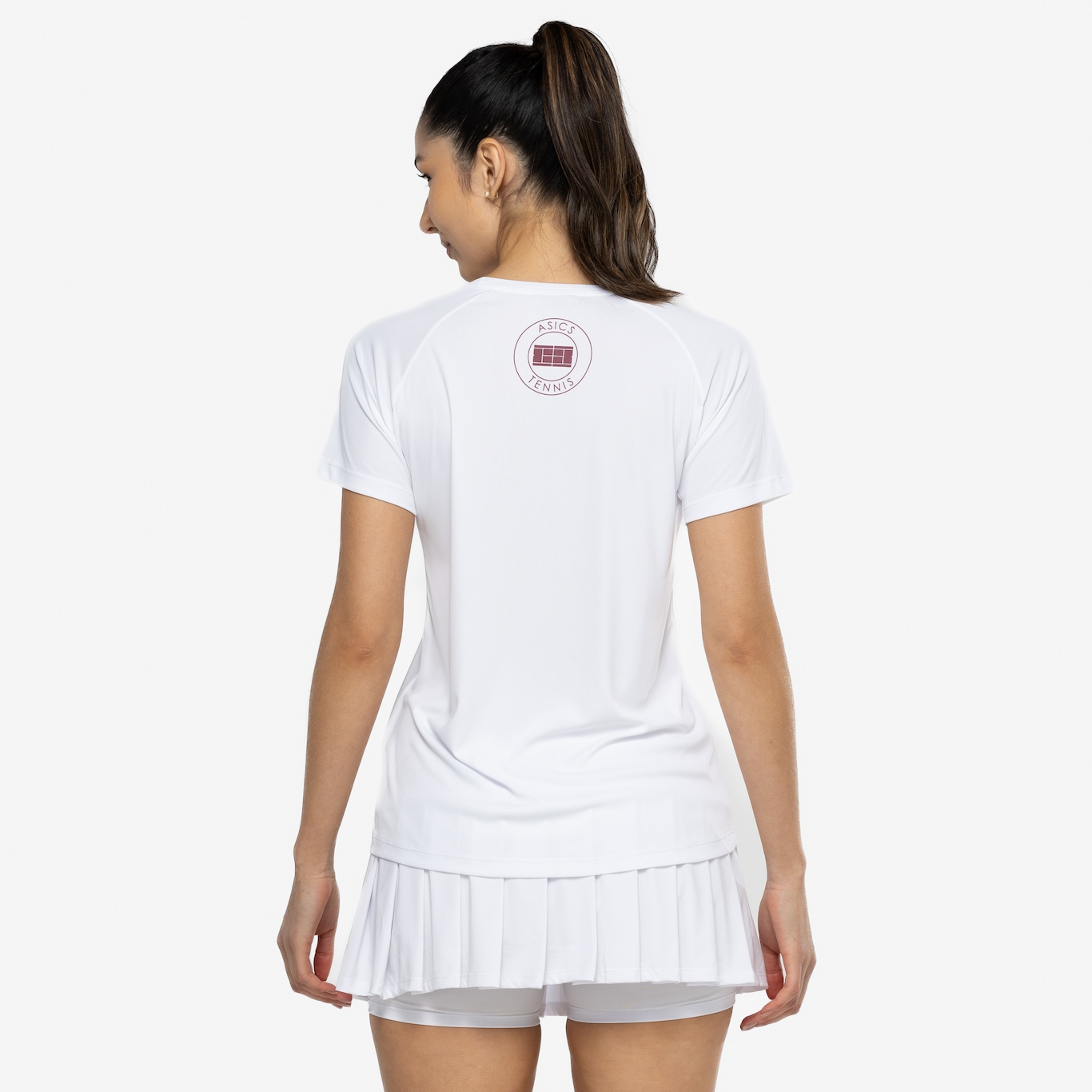 Camiseta Feminina ASICS Manga Curta Racket - Foto 3