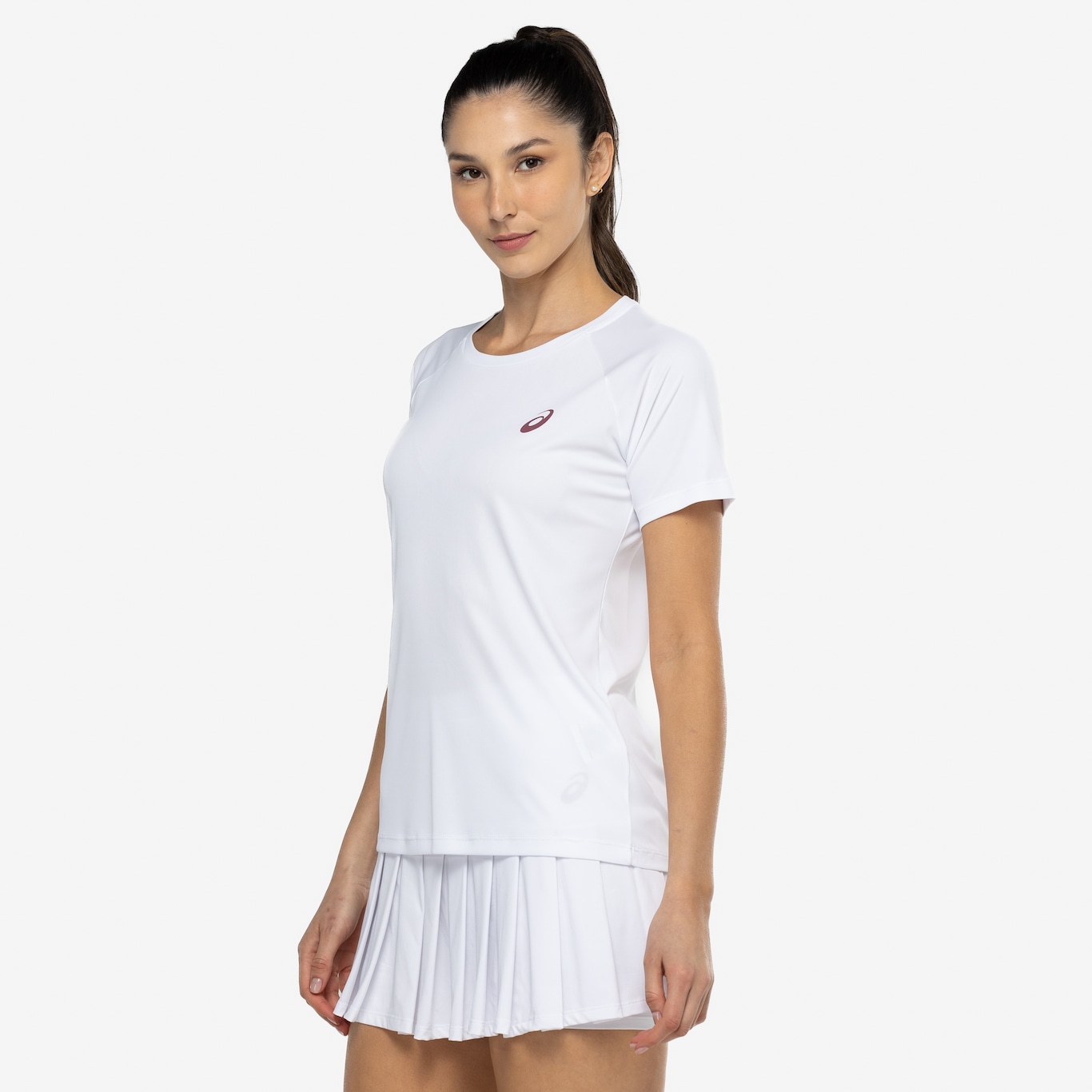 Camiseta Feminina ASICS Manga Curta Racket - Foto 5