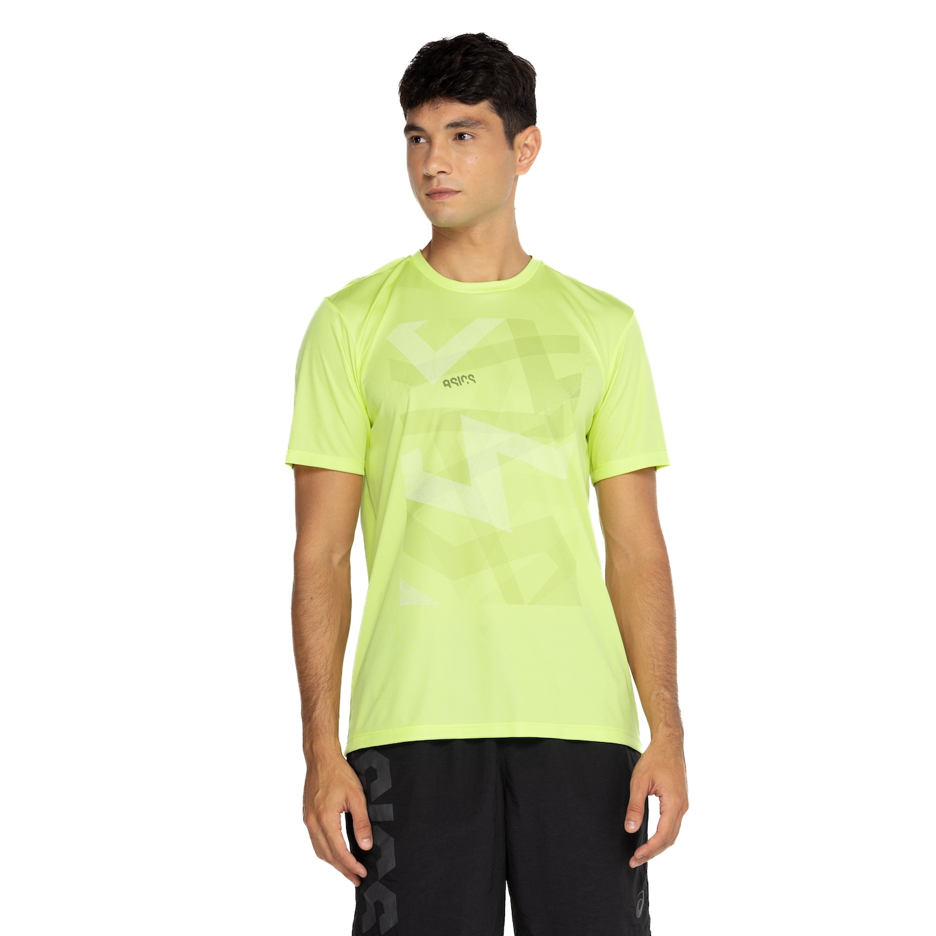 Camiseta Masculina ASICS Manga Curta Anti Odor Estampa Treino - Video 1