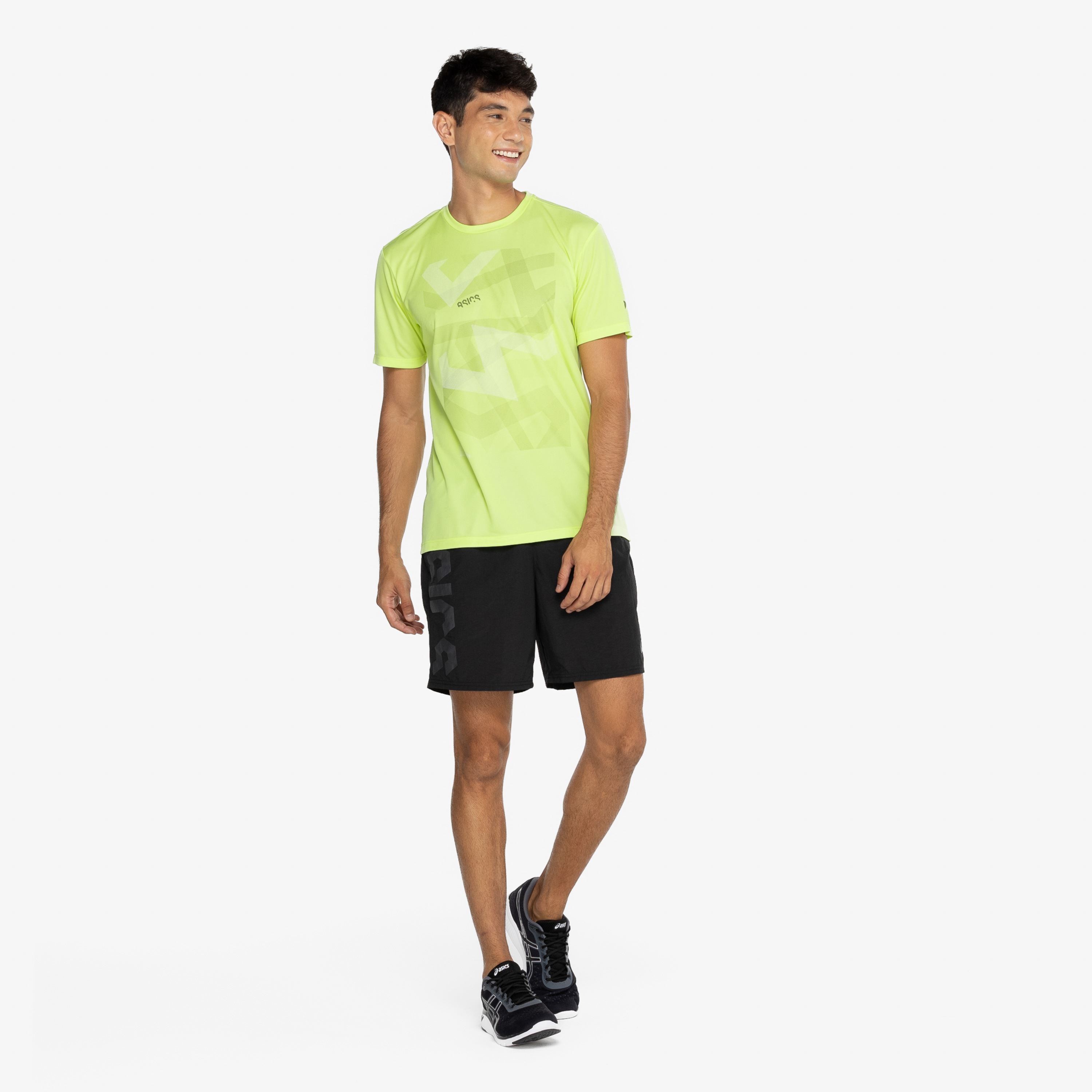 Camiseta Masculina ASICS Manga Curta Anti Odor Estampa Treino - Foto 4