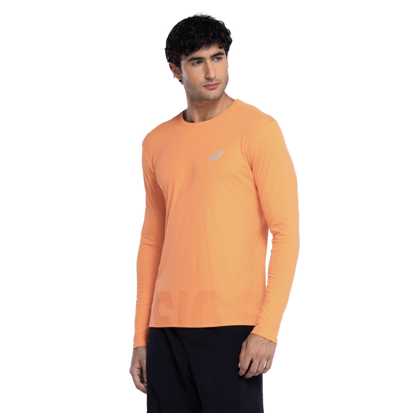 Camiseta Masculina ASICS Manga Longa Leve com Proteção UV - Video 1