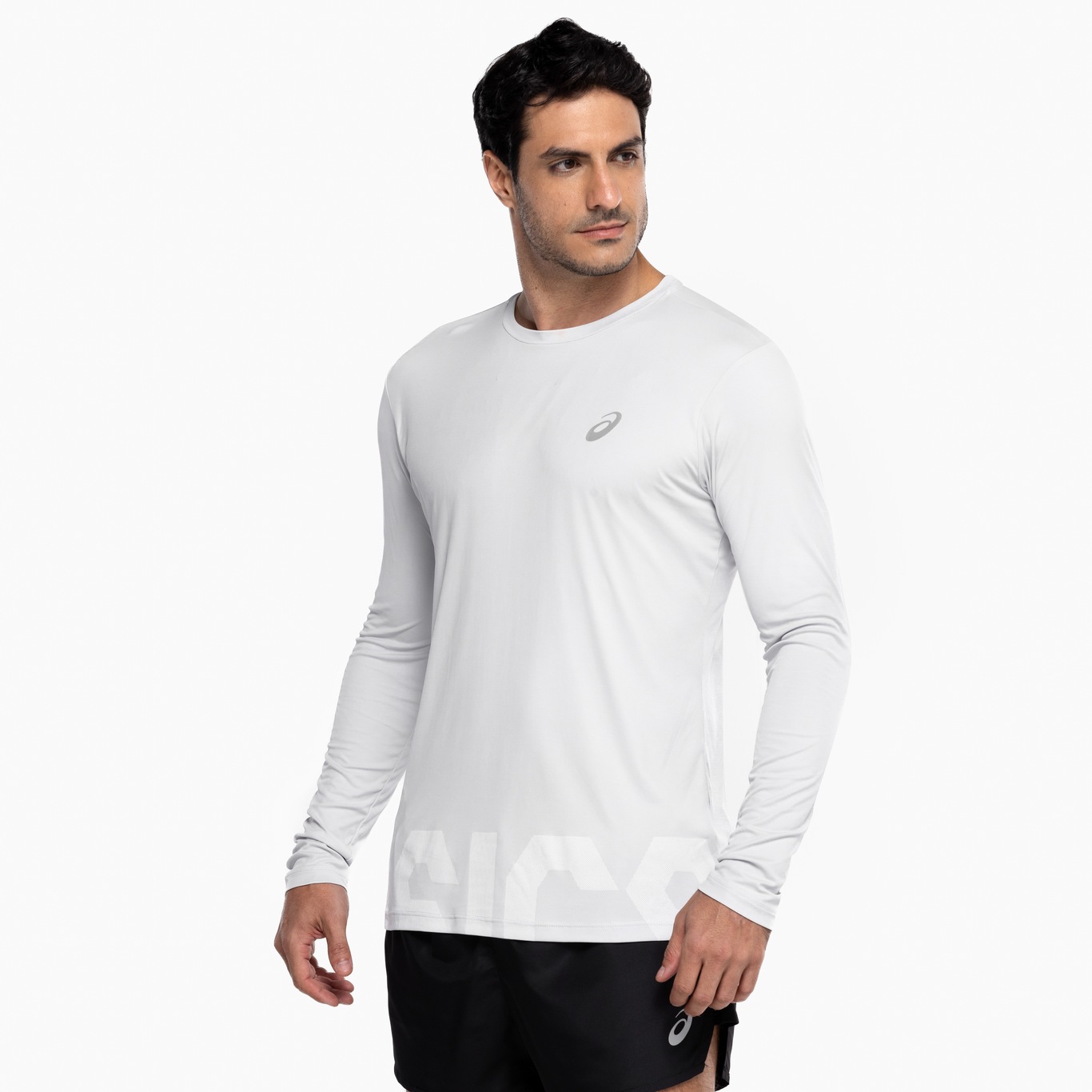 Camiseta Masculina ASICS Manga Longa Leve com Proteção UV - Foto 5