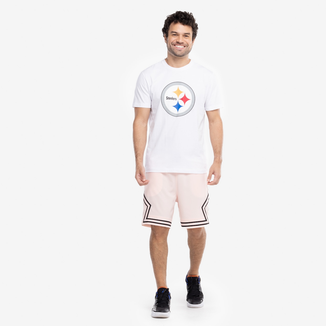 Camiseta do Pittsburgh Steelers New Era NFL Masculina Basic Time - Foto 4