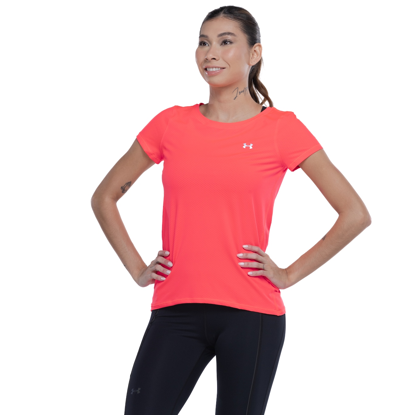 Camiseta Feminina Under Armour Manga Curta HG - Video 1