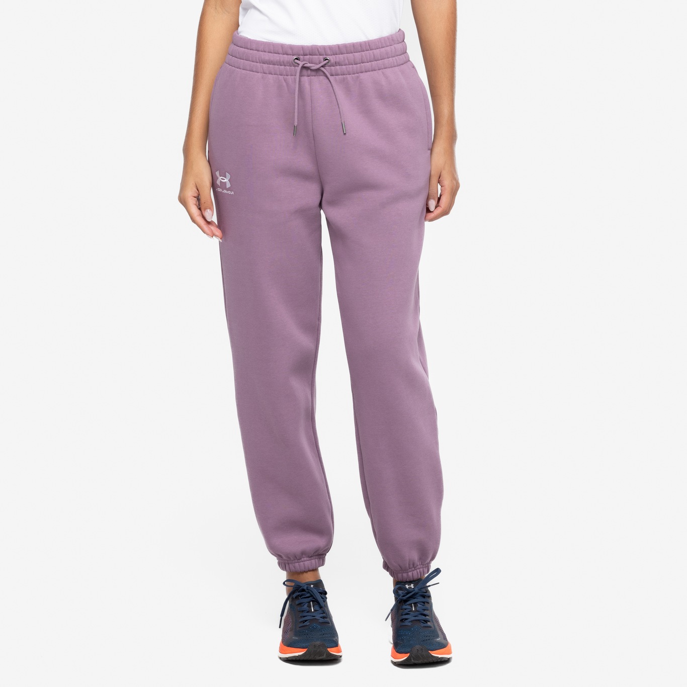 Calça Jogger Feminina Under Armour Essential Fleece - Foto 4