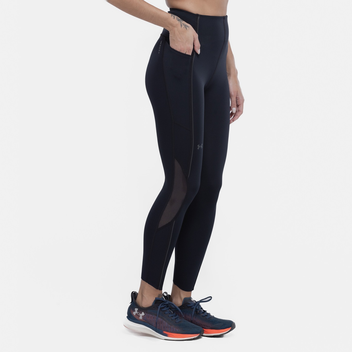 Calça Legging Feminina Under Armour Rush Event Ank - Foto 4