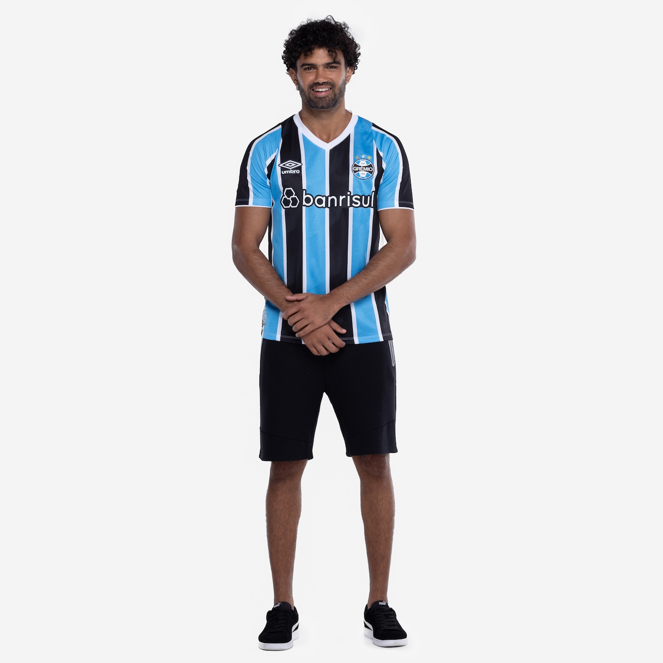 Camisa do Grêmio I 24 Umbro Masculina Torcedor - Foto 4