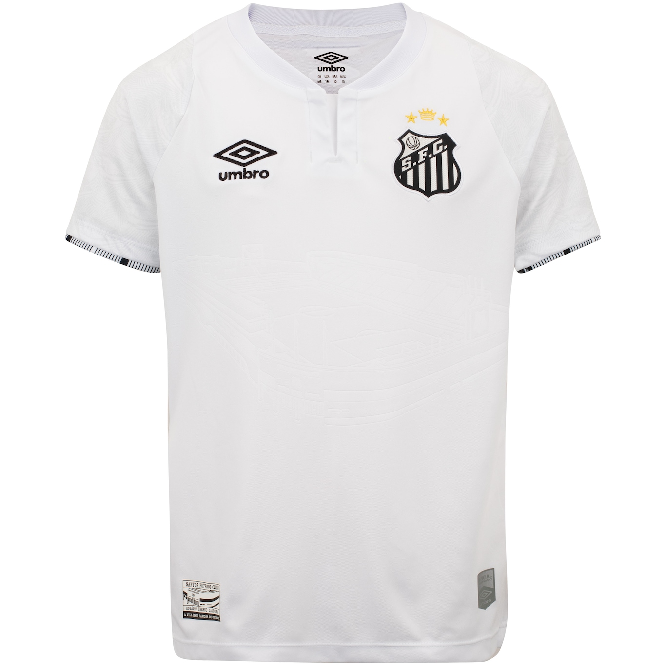 Camisa do Santos I 24 Umbro Juvenil Torcedor - Foto 1