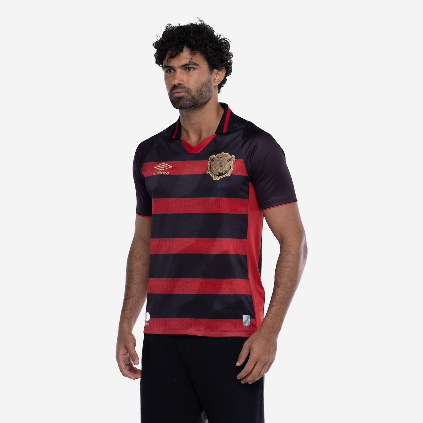 Camisa Polo do Sport CIub do Recife I 24 Umbro Masculina Torcedor - Foto 5