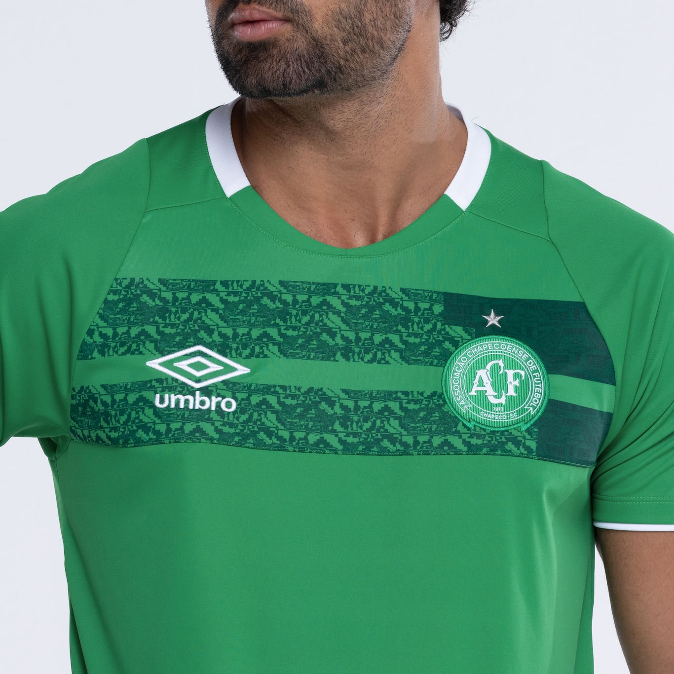 Camisa da Chapecoense I 24 Umbro Masculina Torcedor - Foto 6