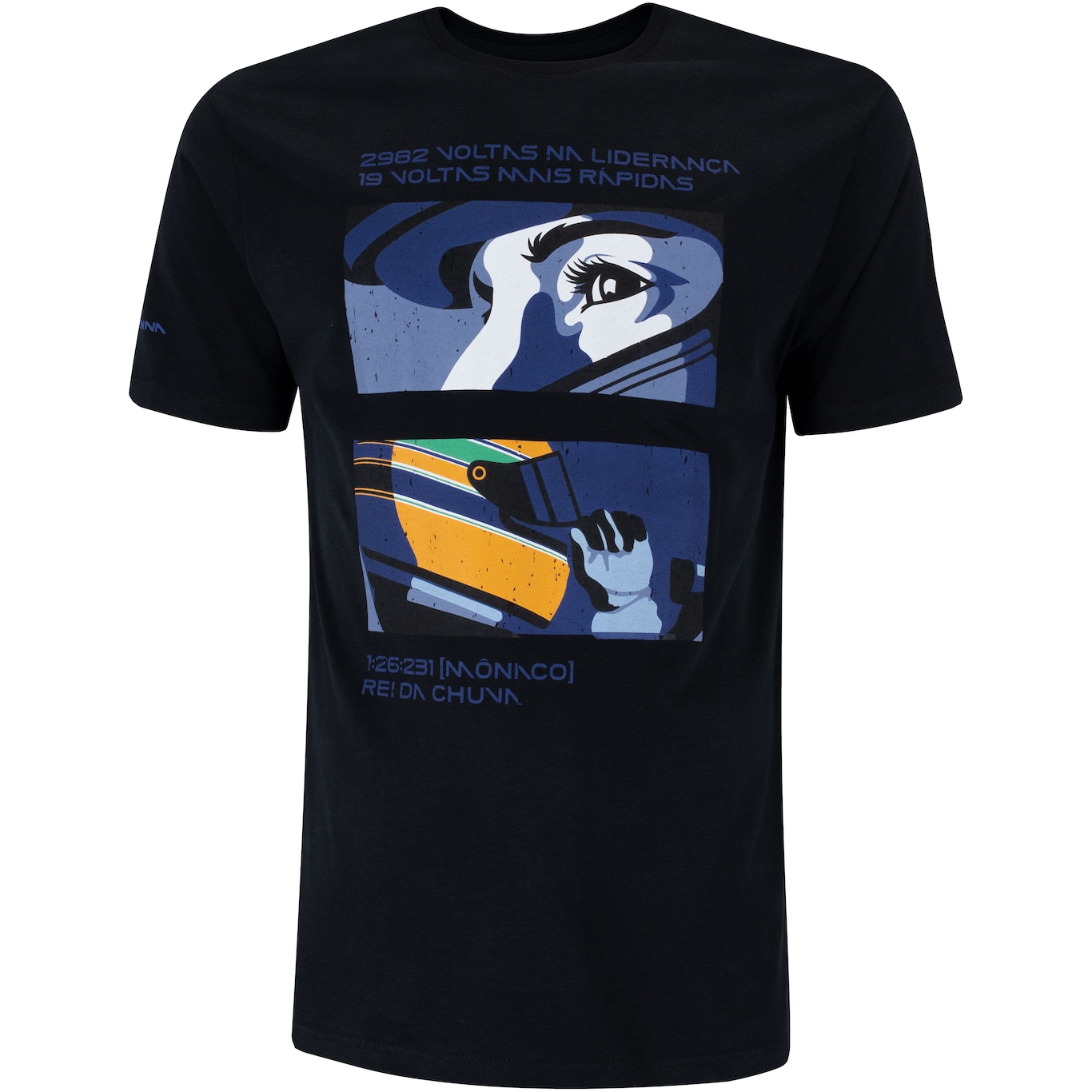 Camiseta Masculina Senna Manga Curta Timeless - Foto 5