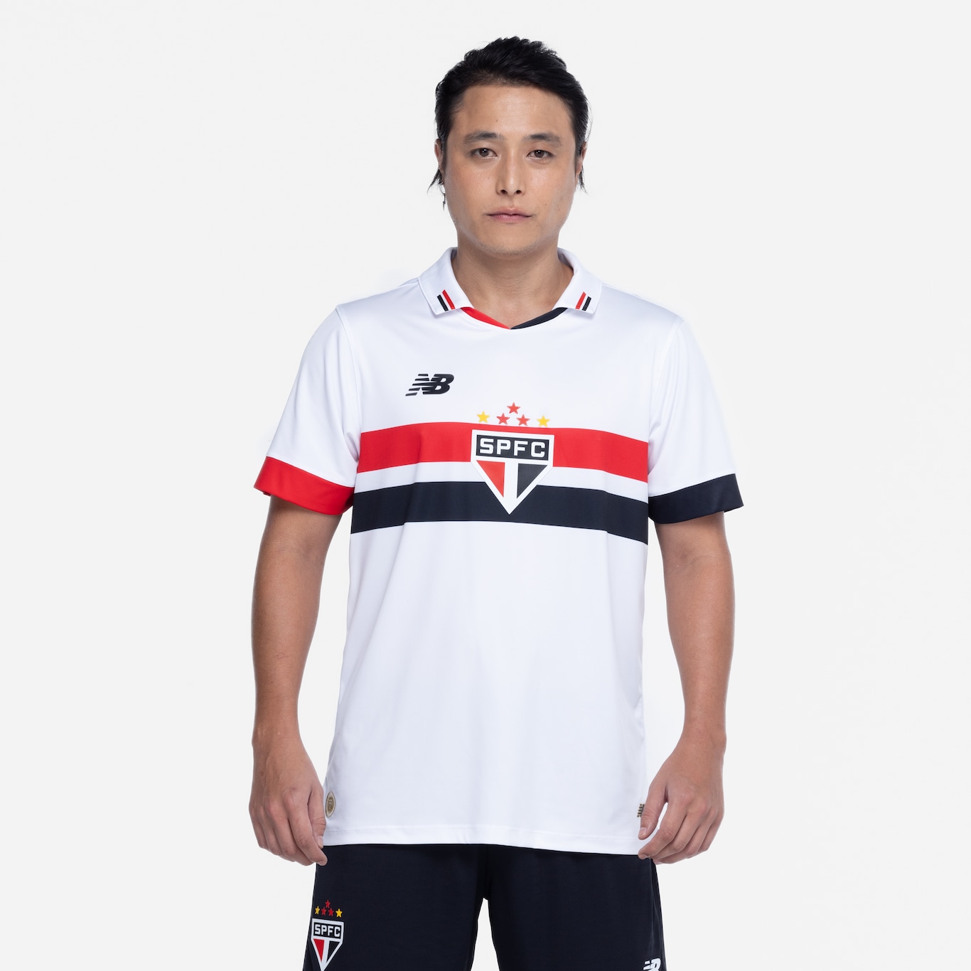 Camisa do São Paulo I 24 New Balance Masculina Jogador - Foto 4