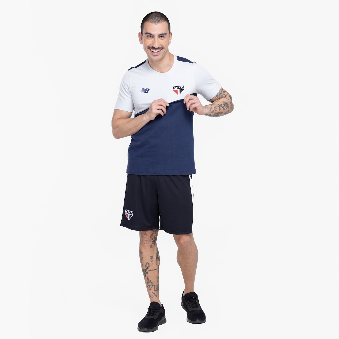 Camiseta de Viagem do São Paulo 24 New Balance Masculina - Foto 4