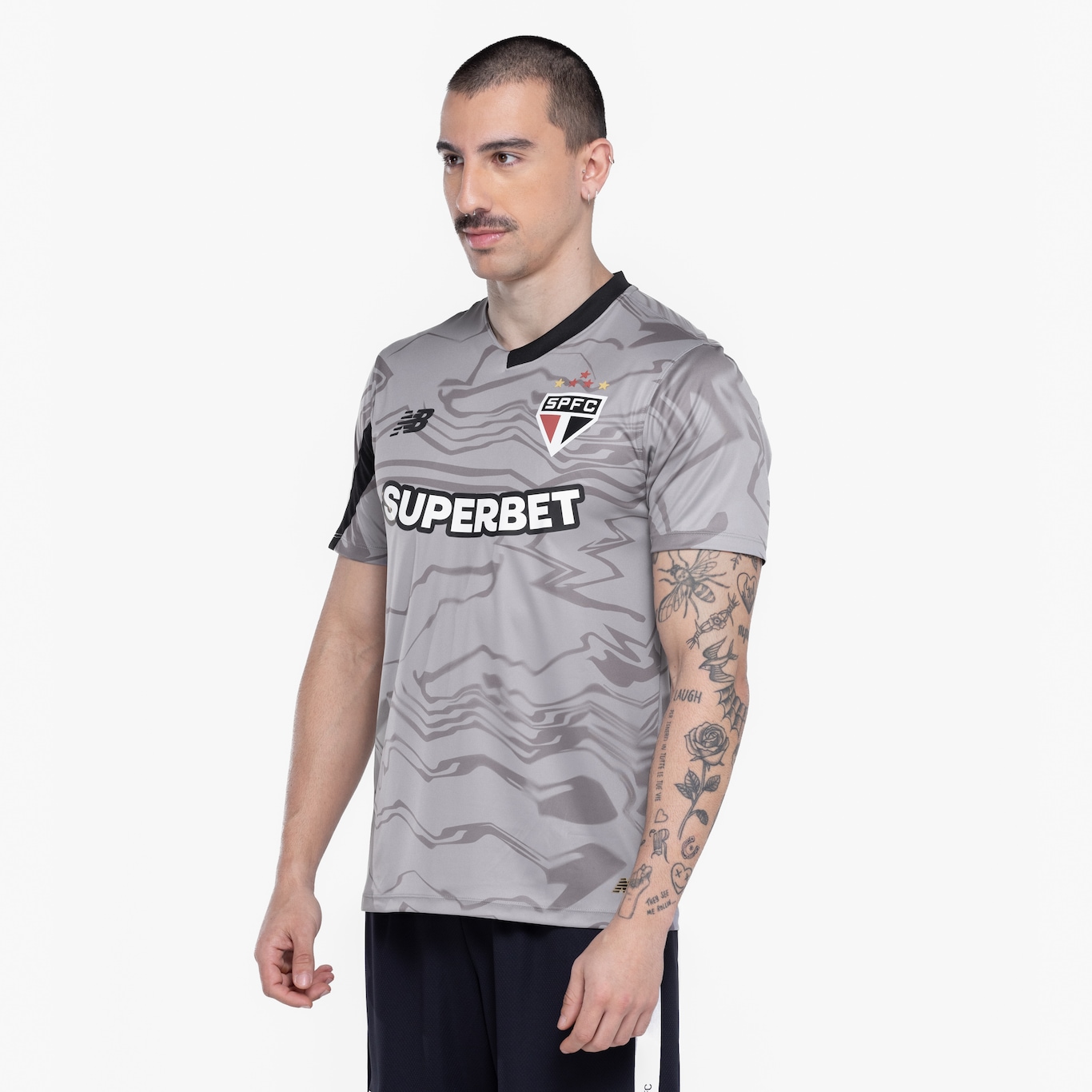 Camisa de Goleiro do São Paulo 24 New Balance Masculina - Foto 5