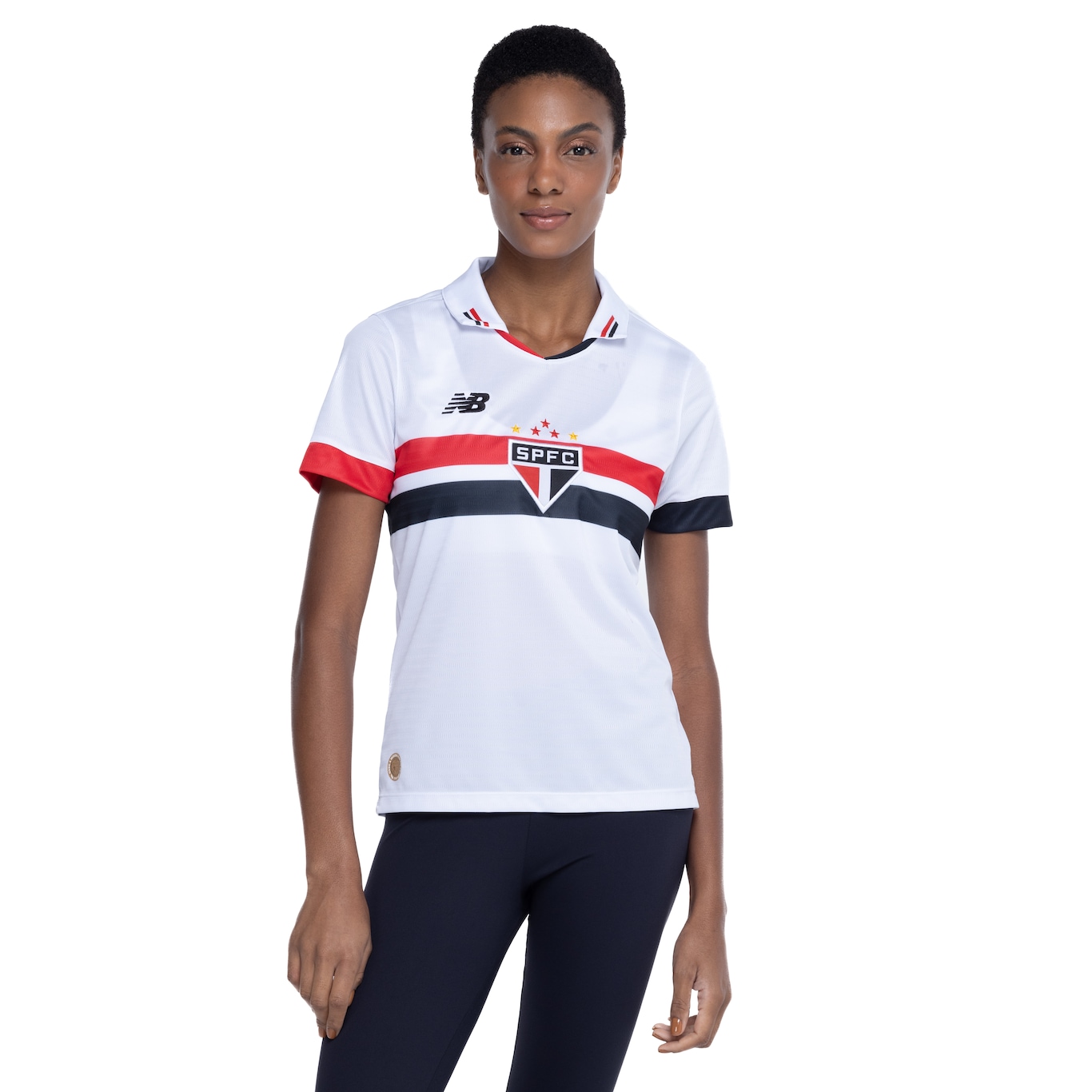 Camisa do São Paulo I 24 New Balance Feminina Torcedor - Video 1