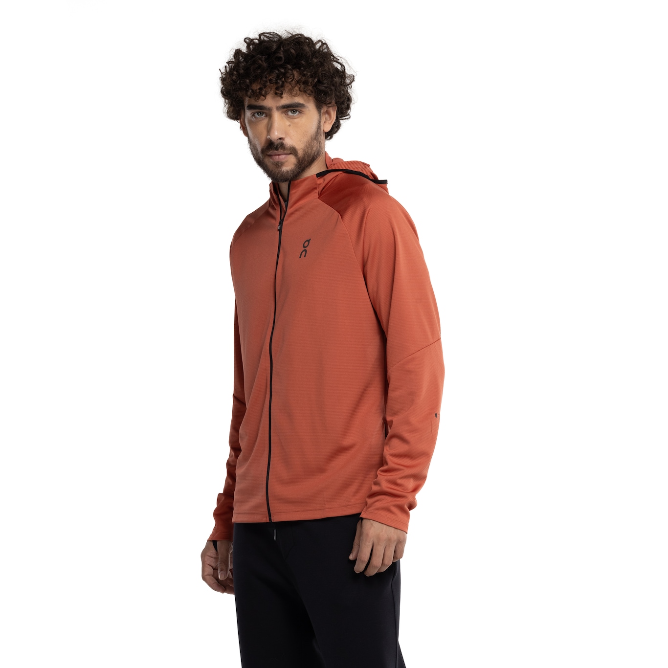 Jaqueta Masculina On Running com Capuz Climate Zip - Video 1