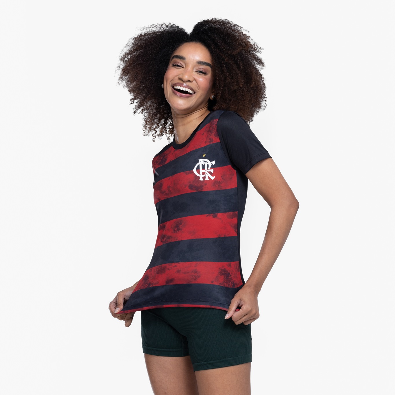 Camiseta do Flamengo Braziline Feminina Arbor - Foto 5