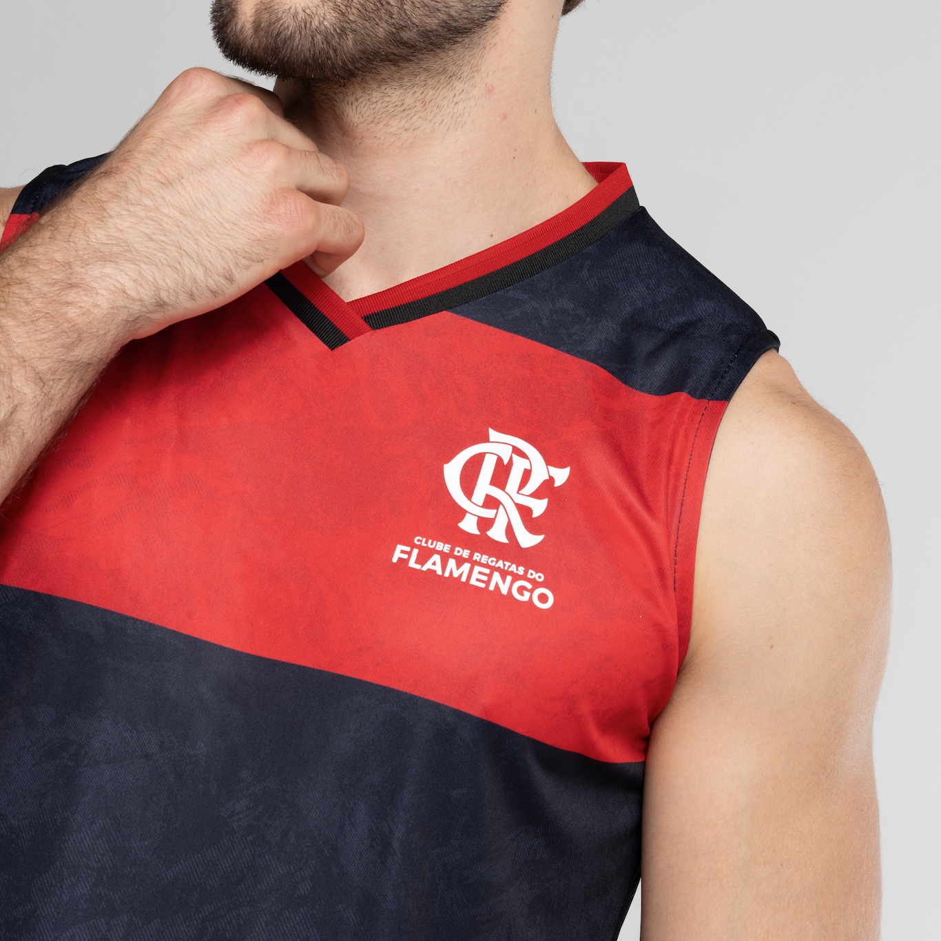 Camiseta Regata do Flamengo Braziline Masculina Essence - Foto 6