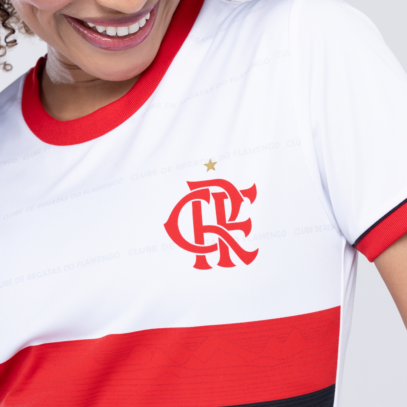 Camiseta do Flamengo Braziline Feminina Fern - Foto 6