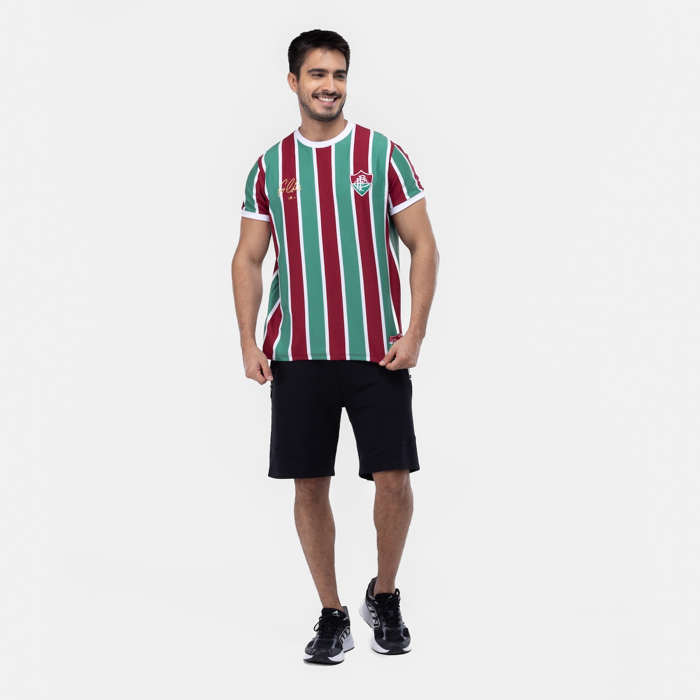 Camiseta do Fluminense Braziline Masculina Cano - Video 1