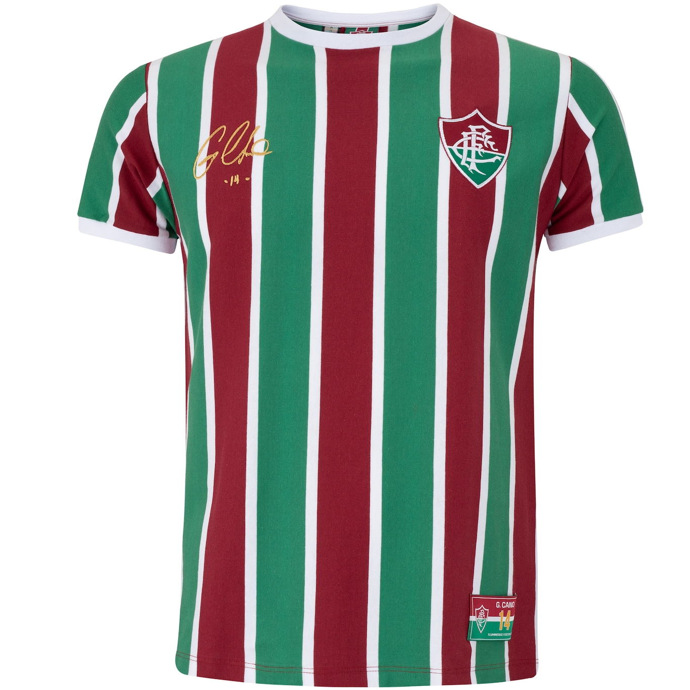 Camiseta do Fluminense Braziline Masculina Cano - Foto 3