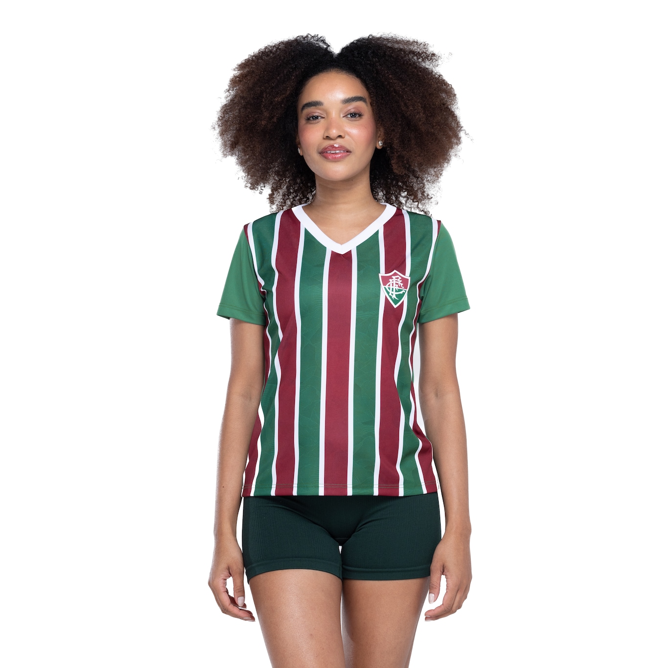 Camiseta do Fluminense Braziline Feminina Volcano - Video 1