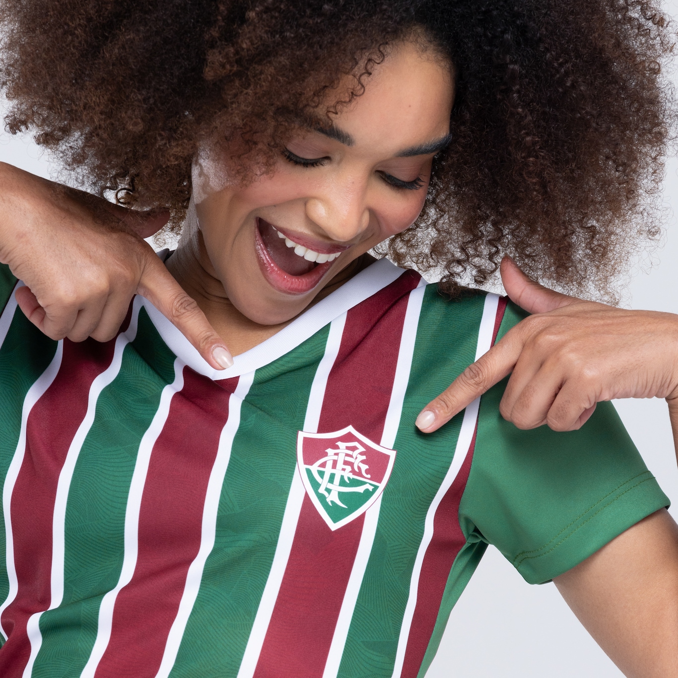 Camiseta do Fluminense Braziline Feminina Volcano - Foto 6