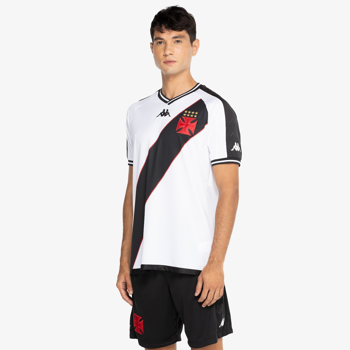 Camisa do Vasco da Gama II 24 Kappa Masculina Torcedor - Foto 5