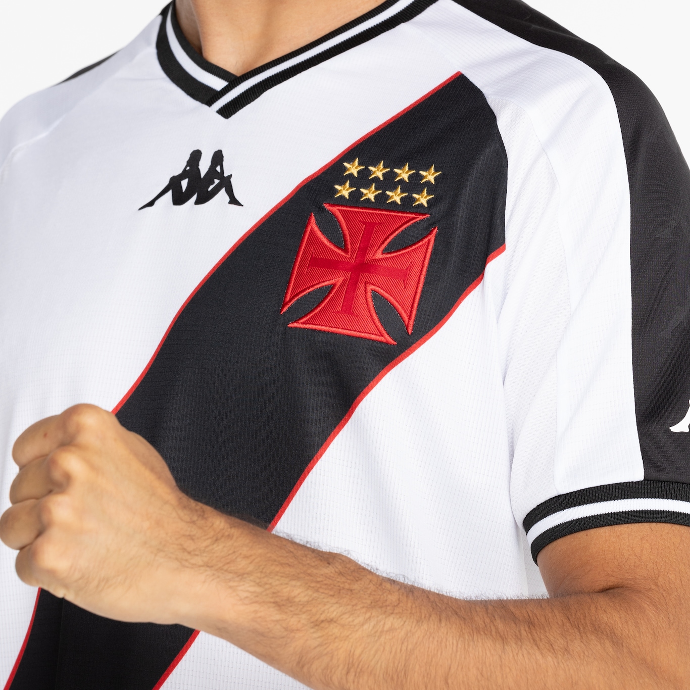 Camisa do Vasco da Gama II 24 Kappa Masculina Torcedor - Foto 6