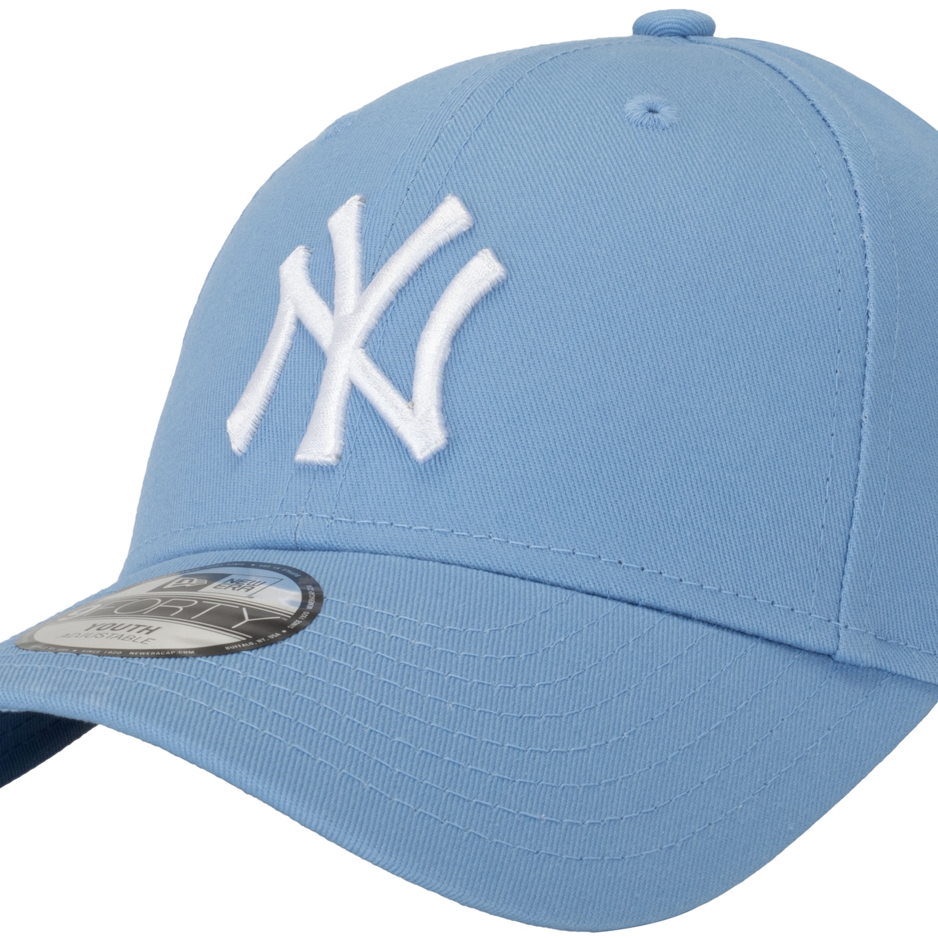 Boné New York Yankees MBL New Era Aba Curva Strapback Sky Kid940 - Foto 4