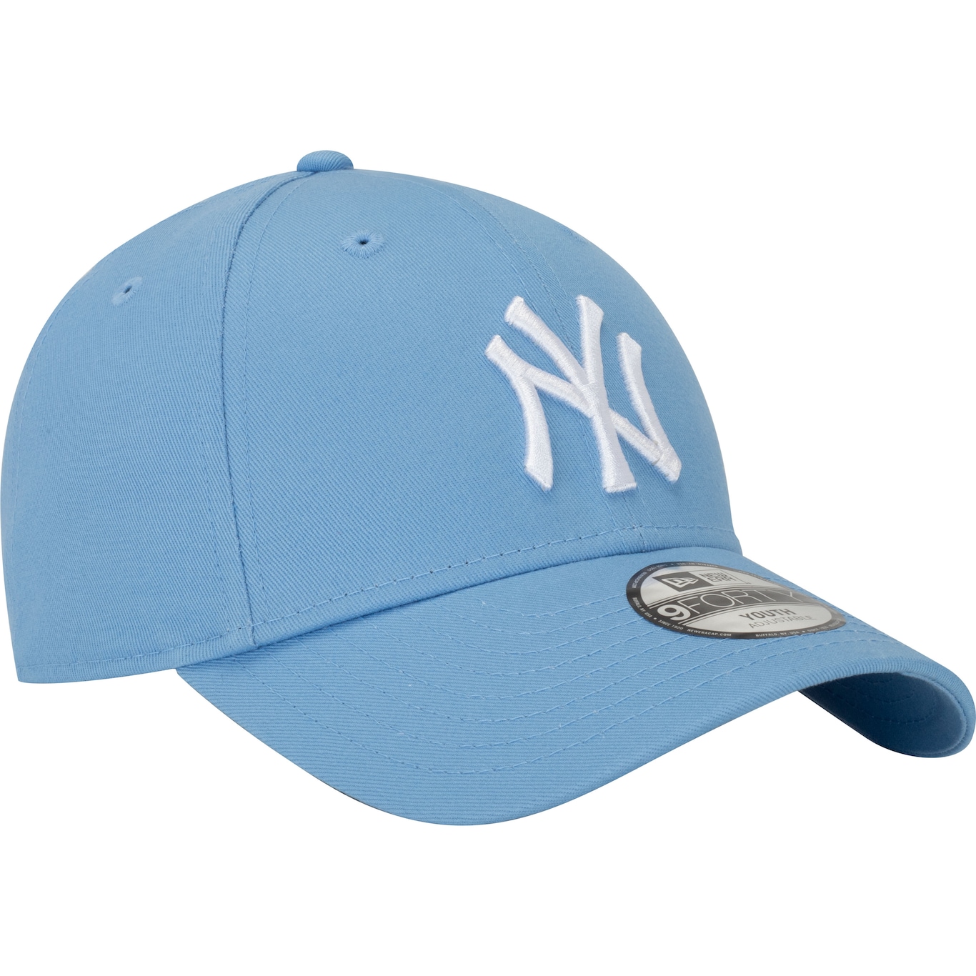 Boné New York Yankees MBL New Era Aba Curva Strapback Sky Kid940 - Foto 5