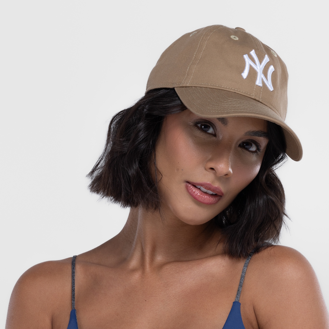 Boné do New York Yankees Aba Curva New Era MLB Strapback 920 ST Adulto - Foto 4