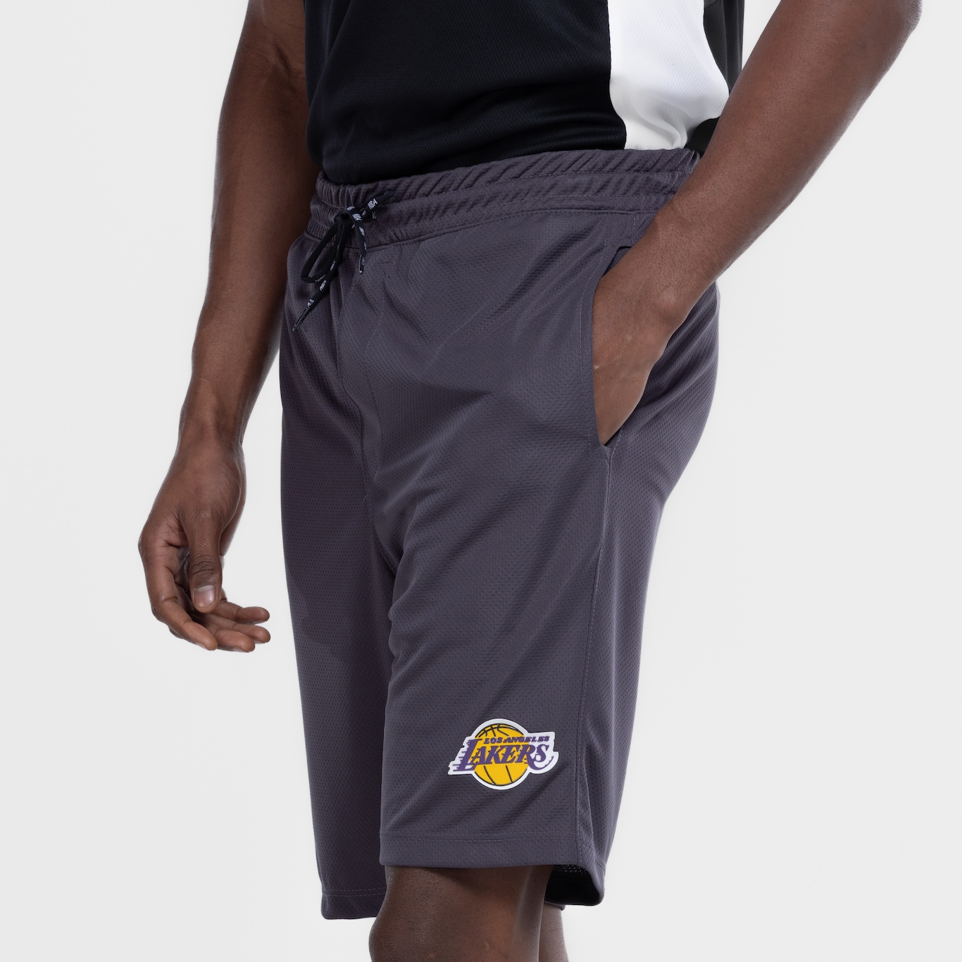 Bermuda do Los Angeles Lakers NBA Masculina - Foto 5