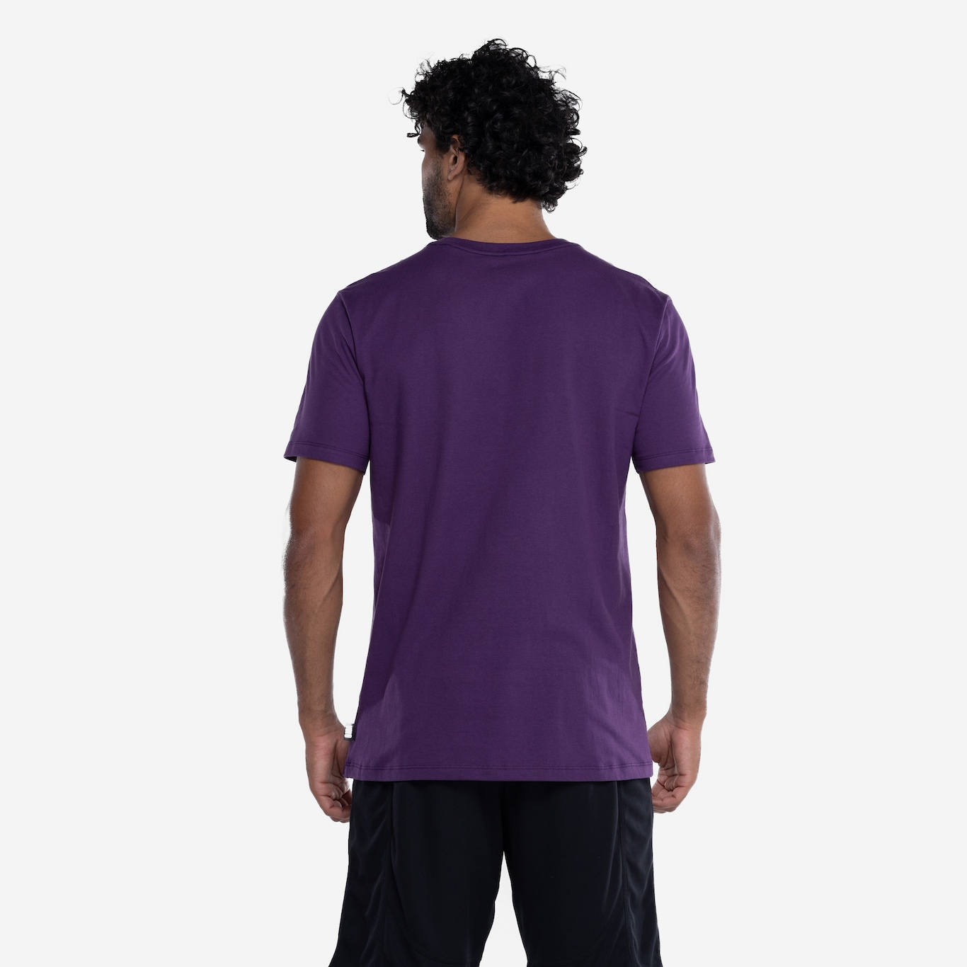 Camiseta do Los Angeles Lakers Masculina NBA Air Ball - Foto 3