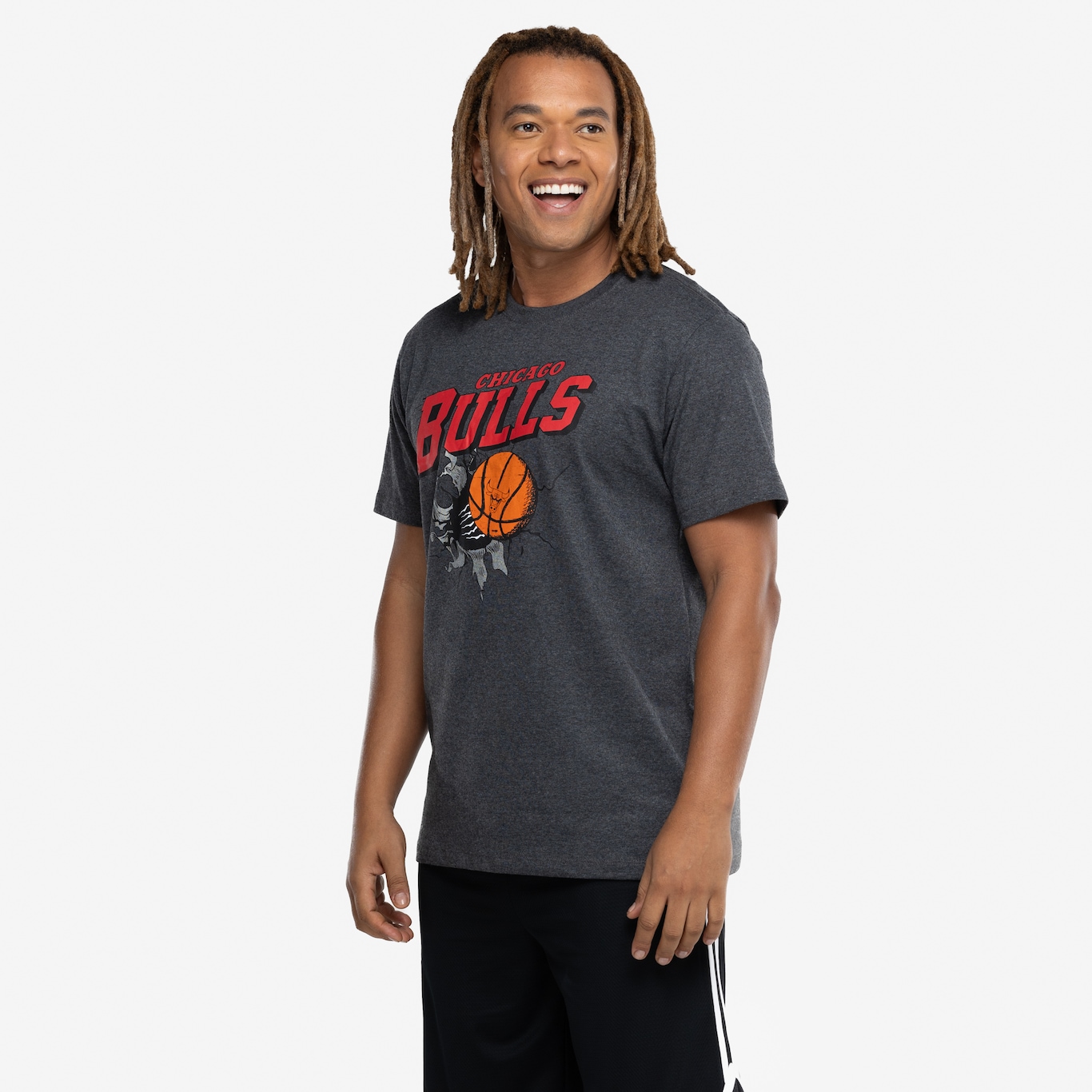 Camiseta do Chicago Bulls Masculina NBA Air Ball - Foto 5