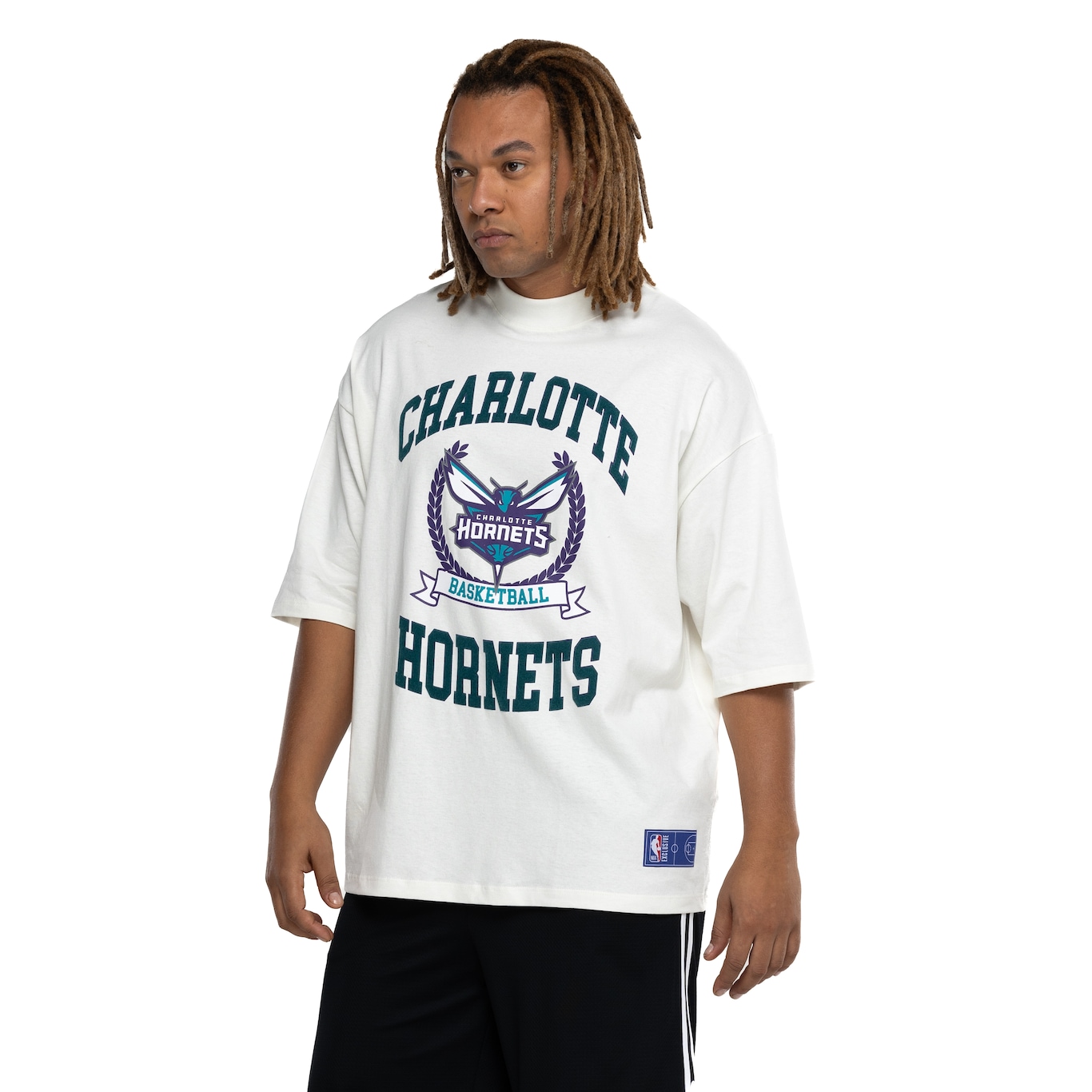 Camiseta do Charlotte Hornets NBA Masculina Armorial - Video 1