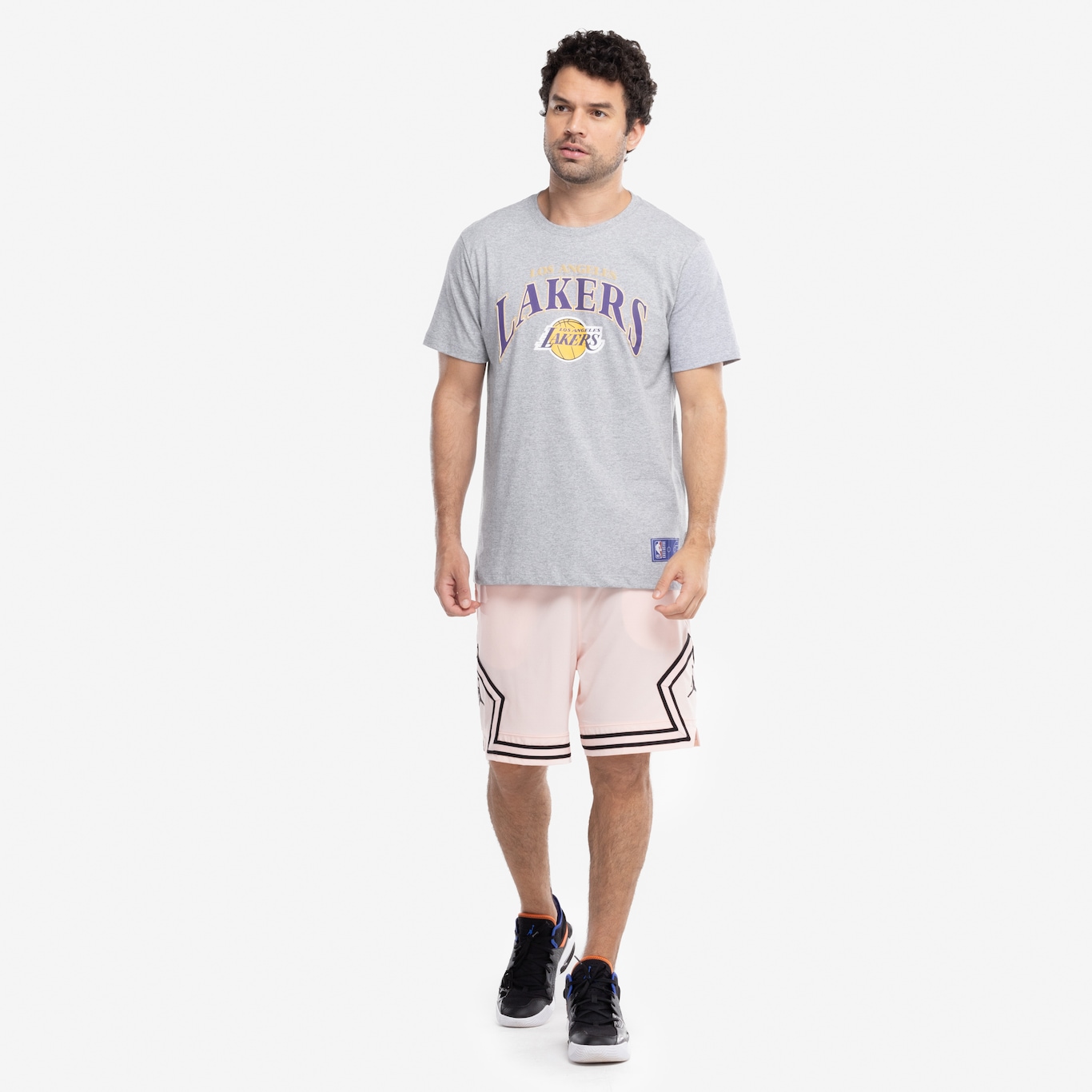 Camiseta do Los Angeles Lakers NBA Masculina City Name - Foto 4