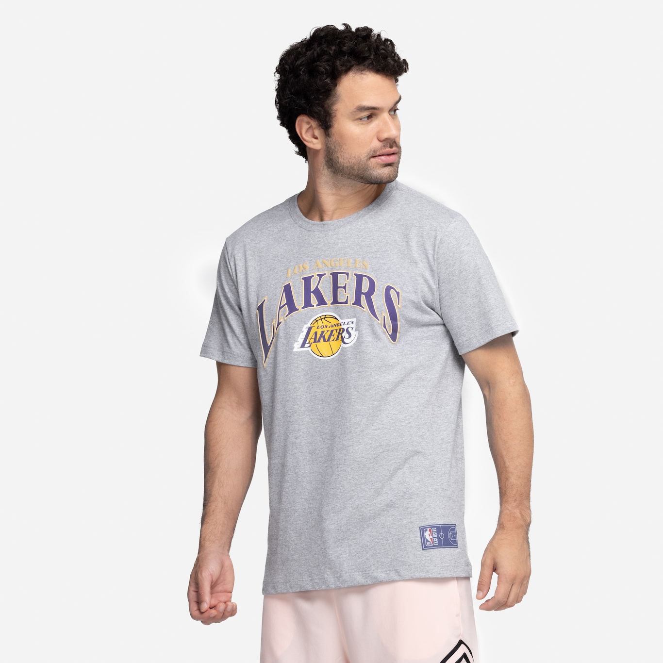 Camiseta do Los Angeles Lakers NBA Masculina City Name - Foto 5