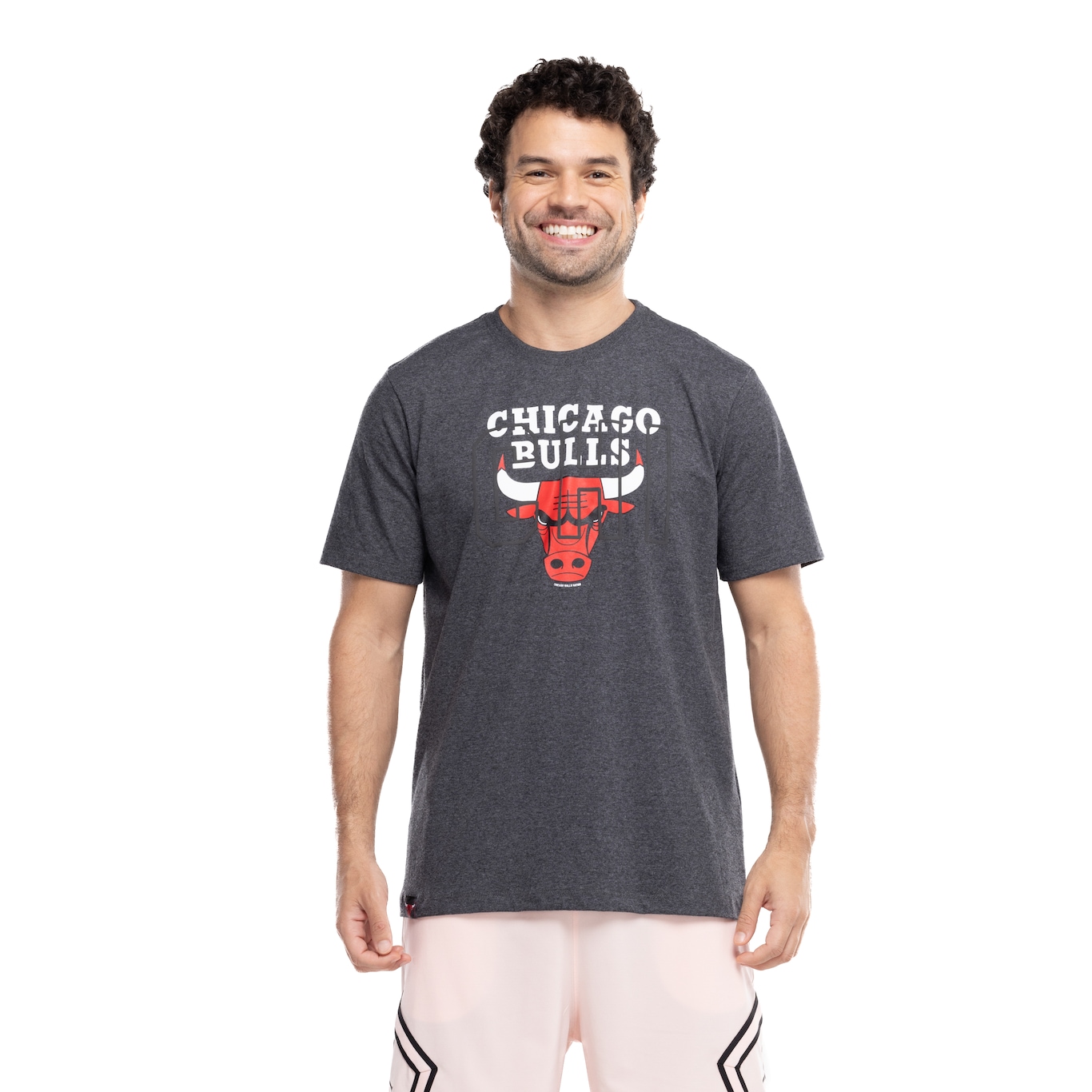 Camiseta do Chicago Bulls Masculina NBA Manga Curta City2city - Video 1