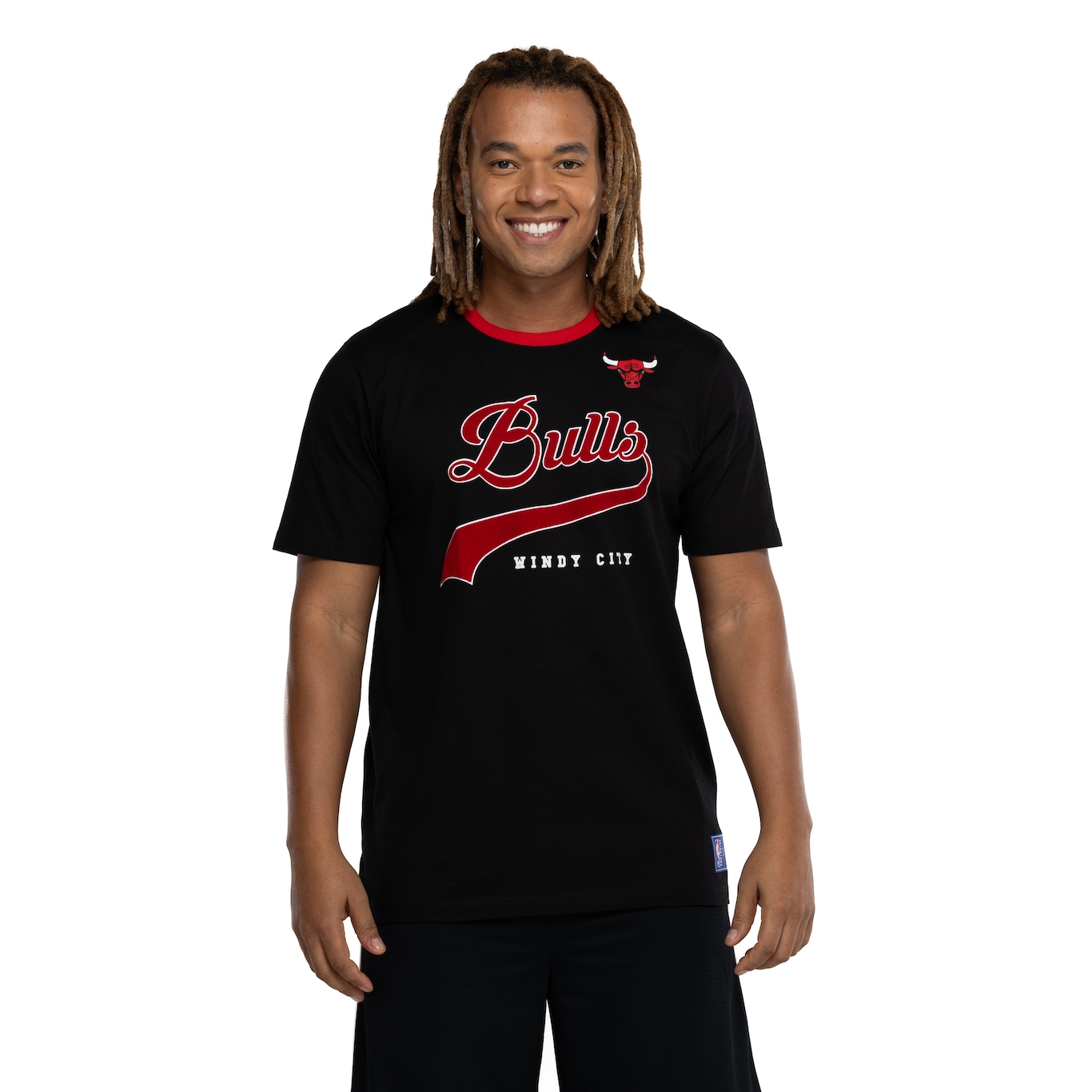 Camiseta do Chicago Bulls NBA Masculina Floco Team - Video 1