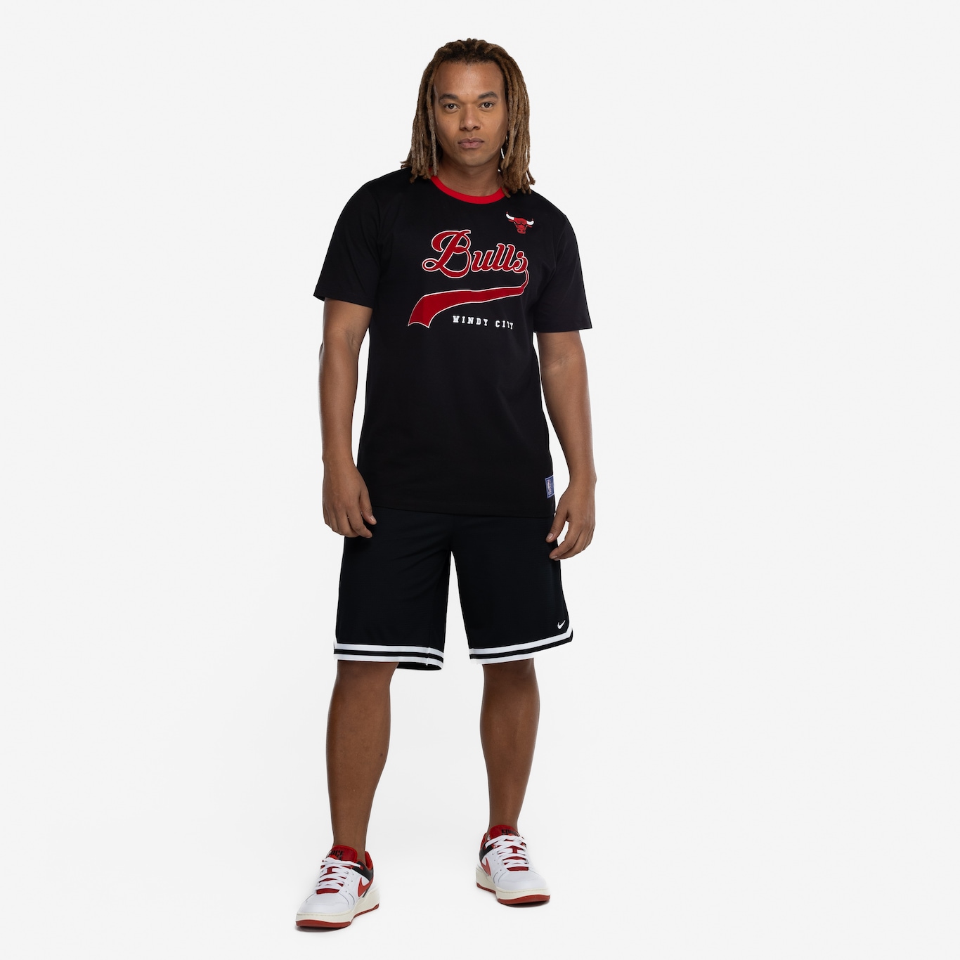 Camiseta do Chicago Bulls NBA Masculina Floco Team - Foto 4