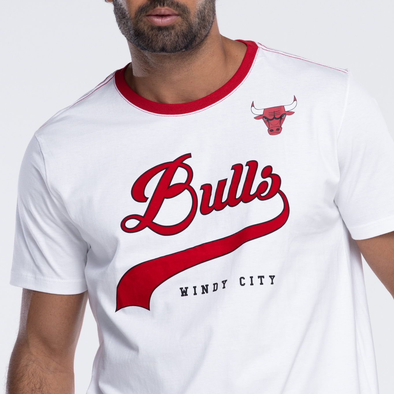 Camiseta do Chicago Bulls NBA Masculina Floco Team - Foto 6