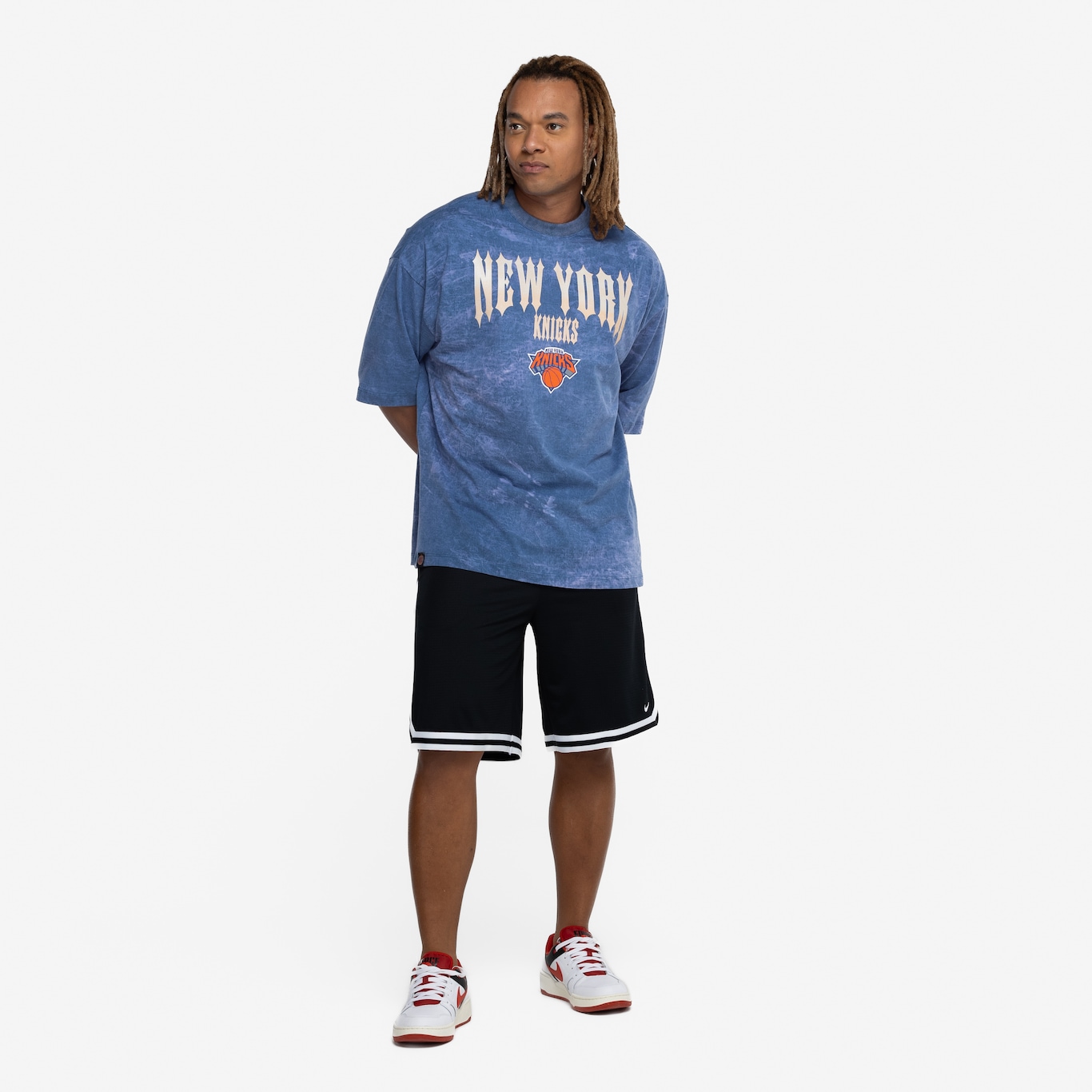 Camiseta do New Yorks Knicks NBA Masculina Gothic Team - Foto 4