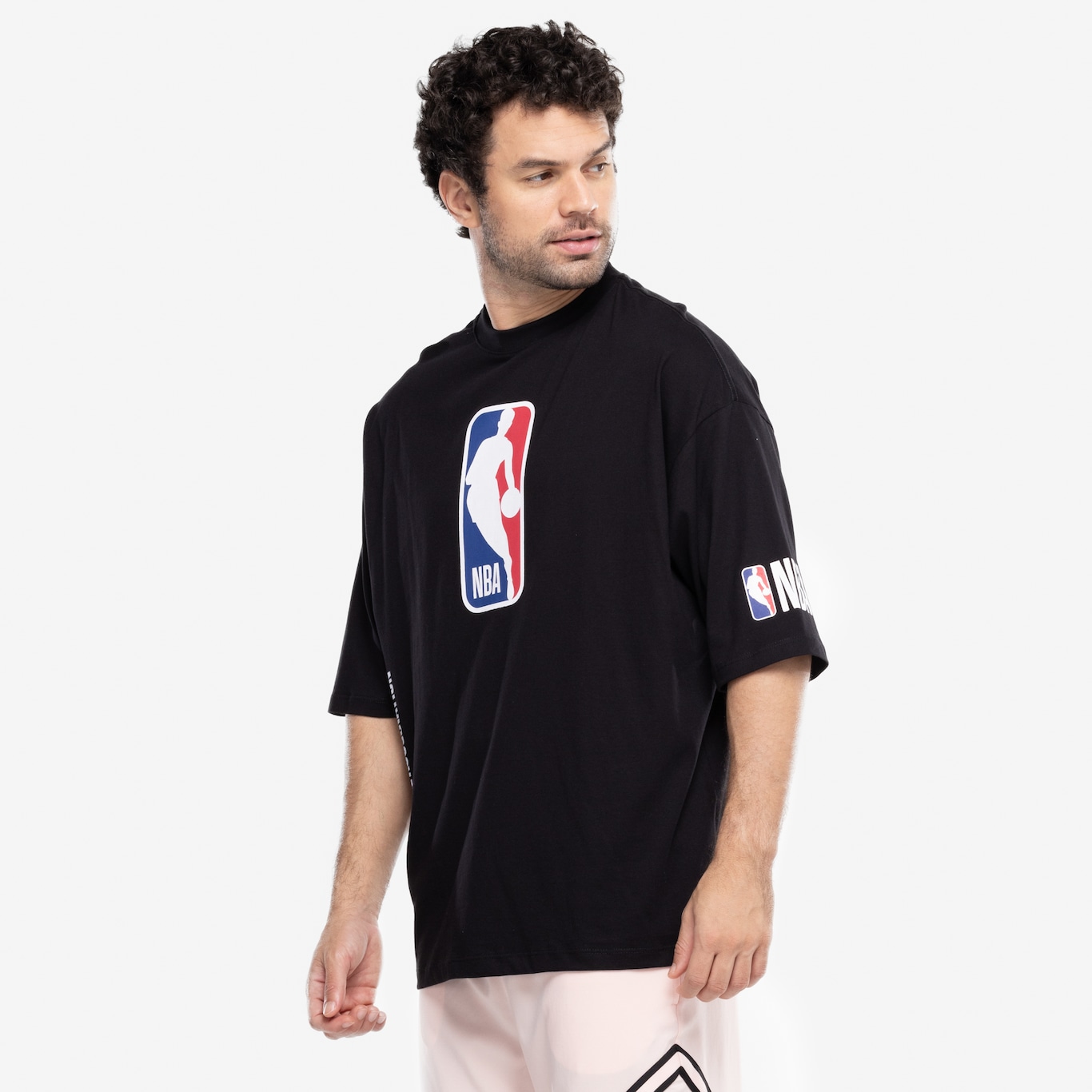 Camiseta Masculina NBA Manga Curta Logoman NB384 - Foto 6