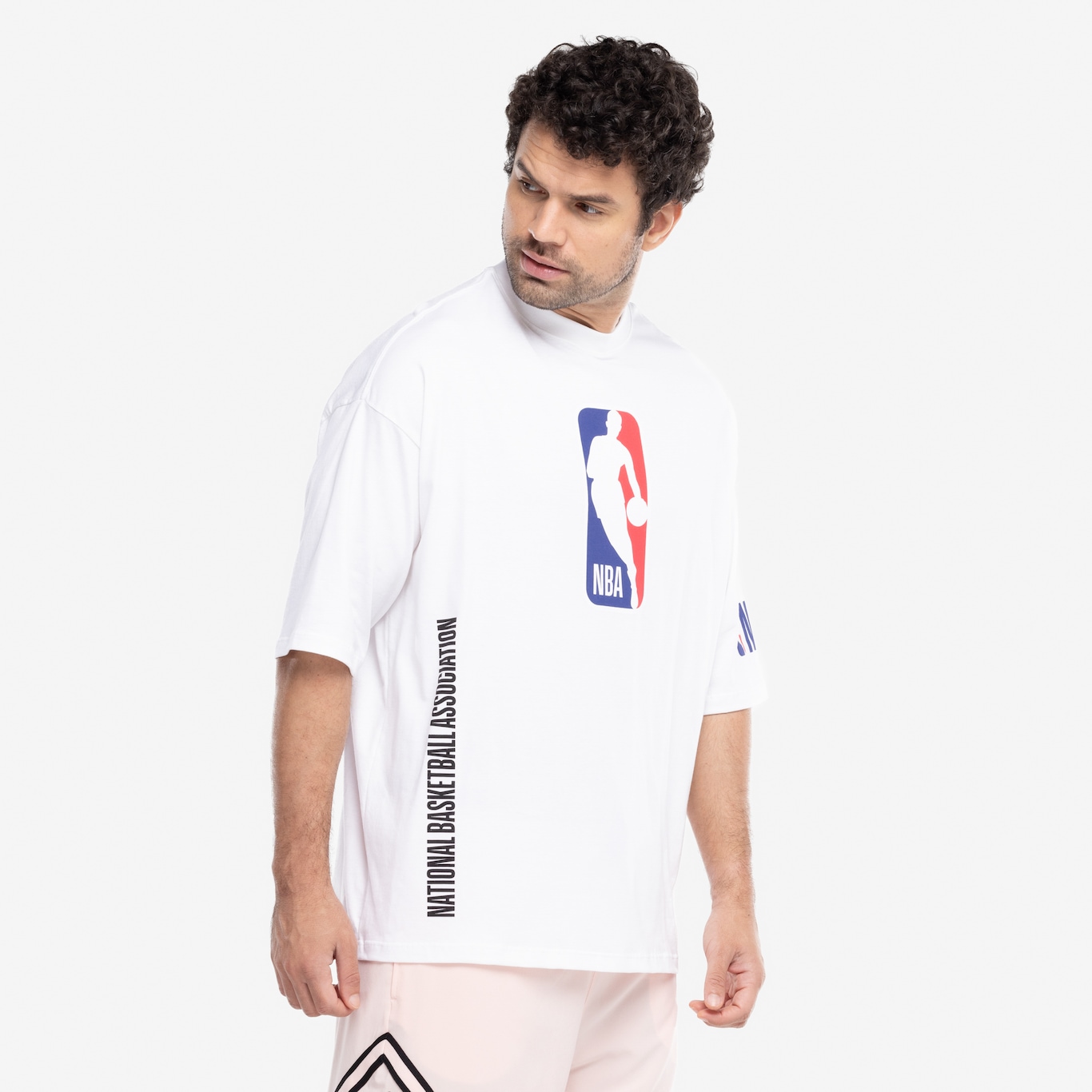 Camiseta Masculina NBA Manga Curta Logoman NB384 - Foto 5