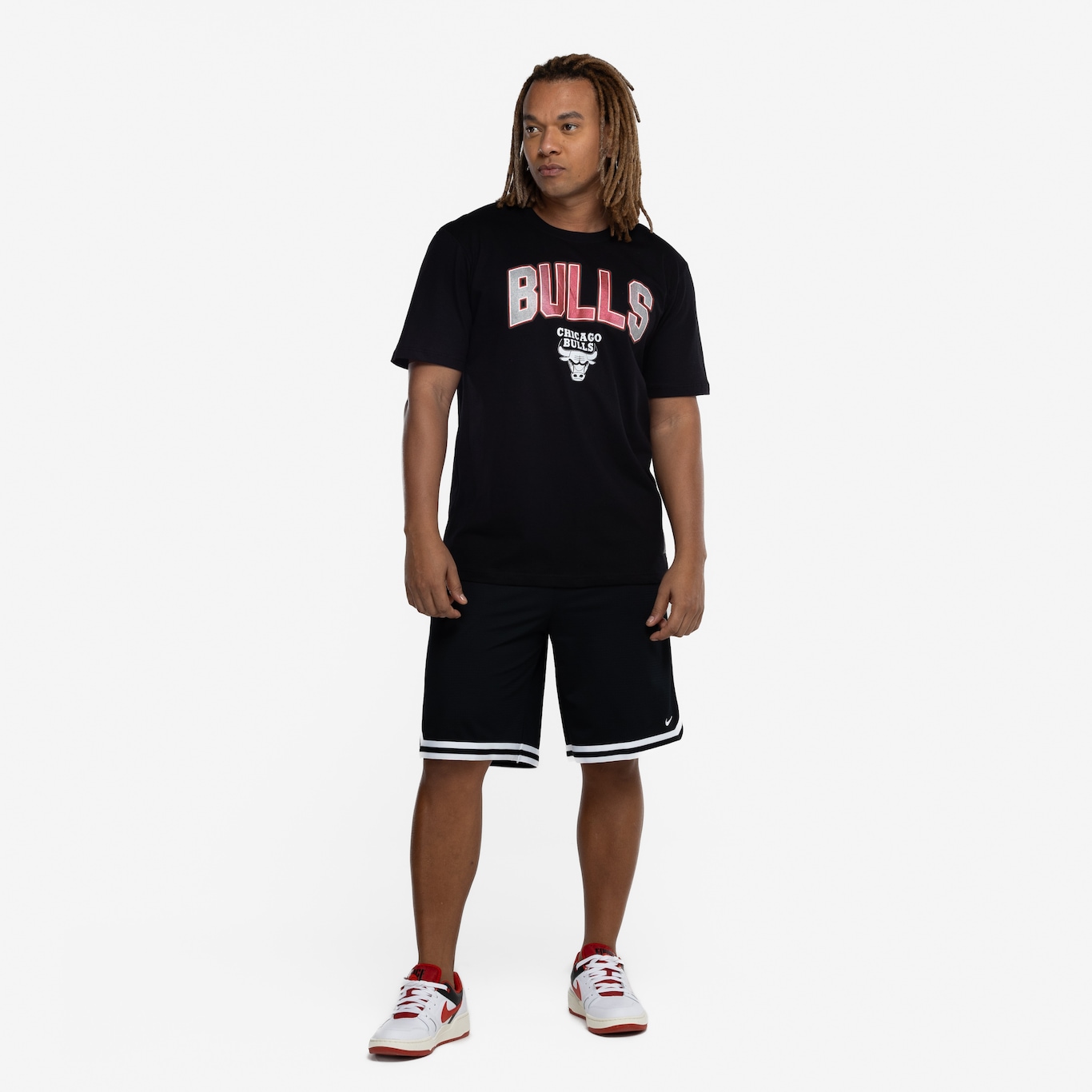 Camiseta do Chicago Bulls Masculina NBA Metall - Foto 4