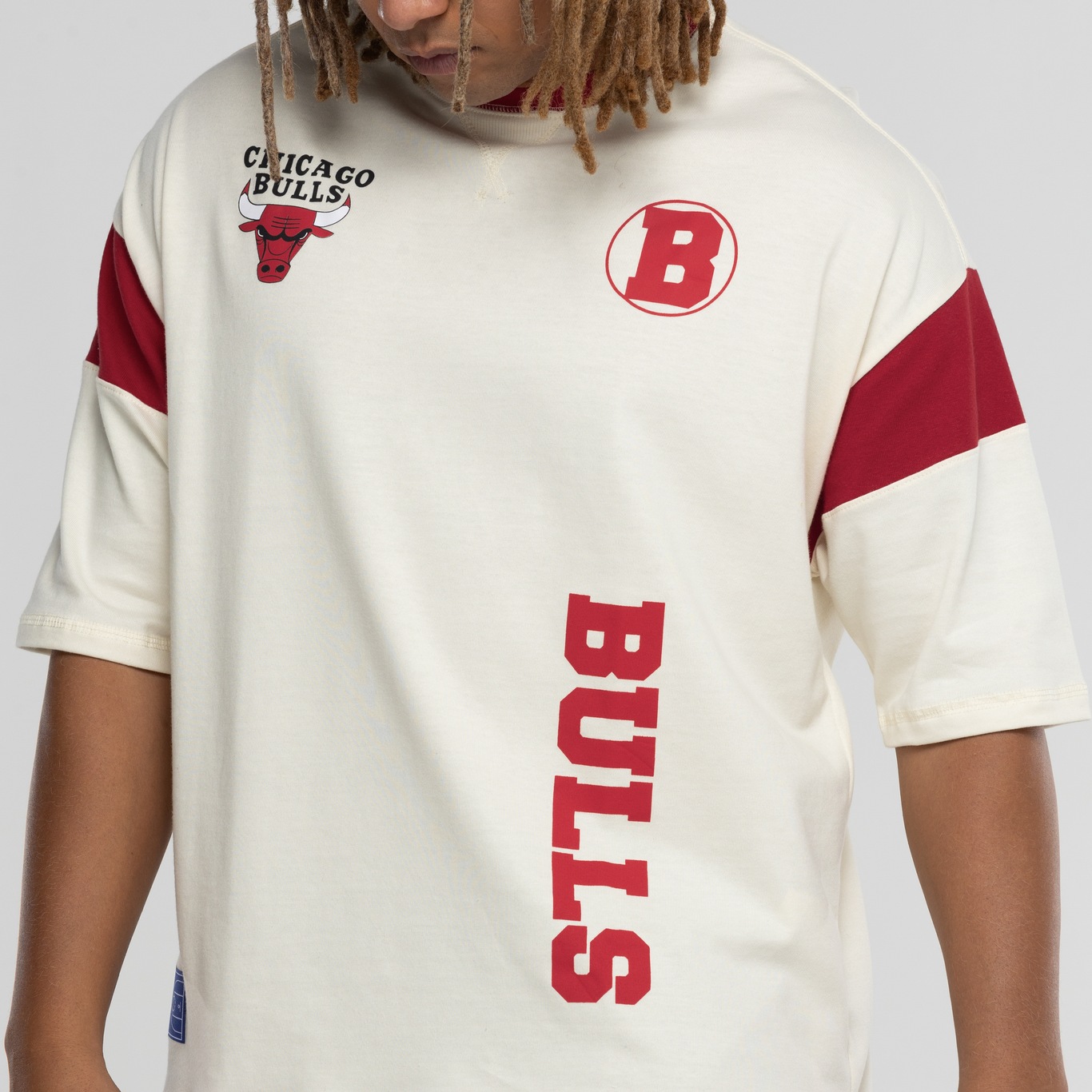 Camiseta Chicago Bulls NBA Masculina RIB Sleeve - Foto 5