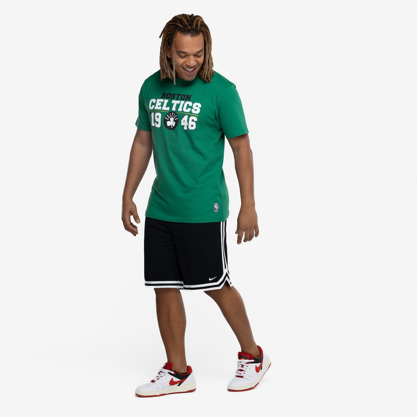 Camiseta do Boston Celtics Masculina NBA Manga Curta Decade NB951 - Foto 4