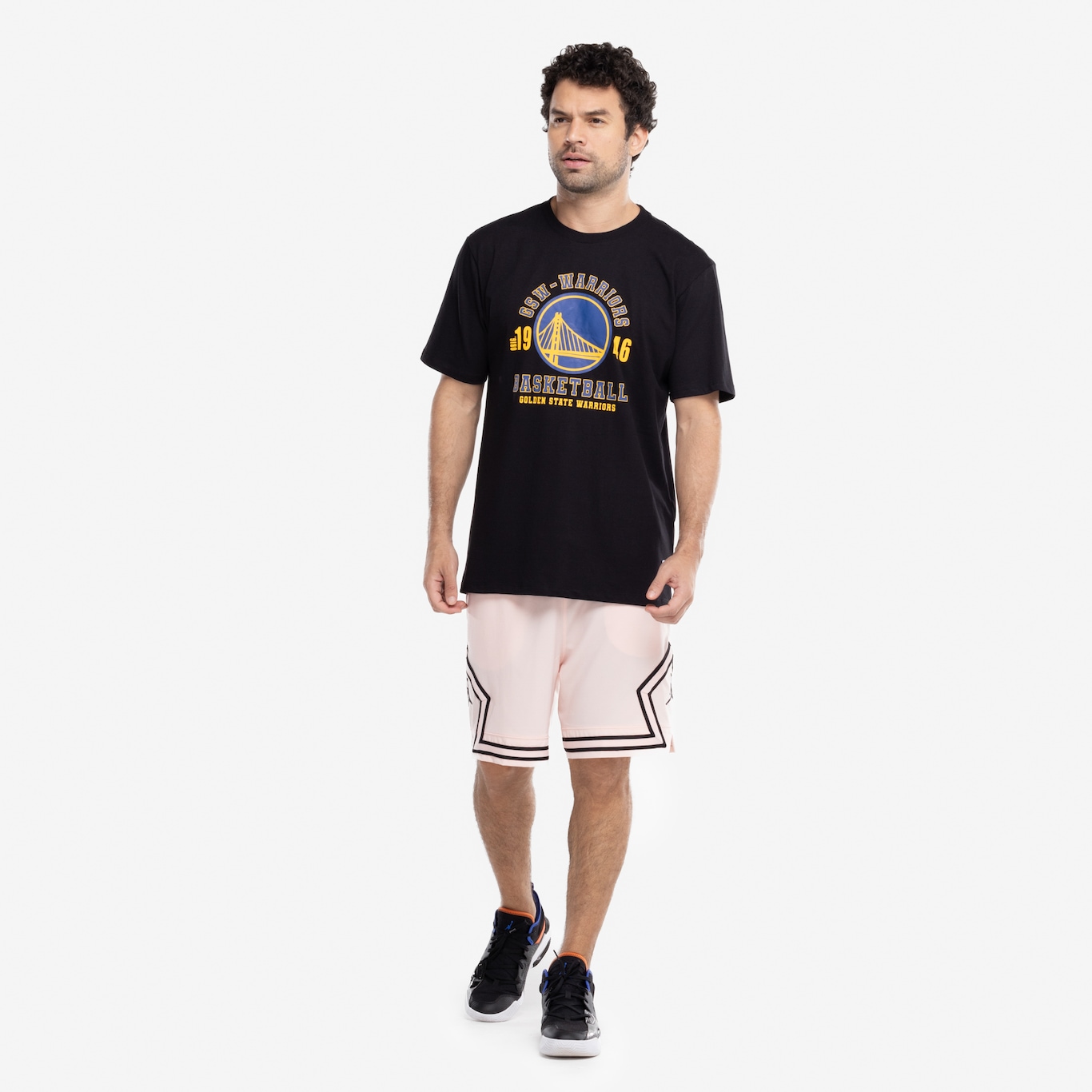 Camiseta do Golden State Warriors NBA Masculina Town - Foto 4