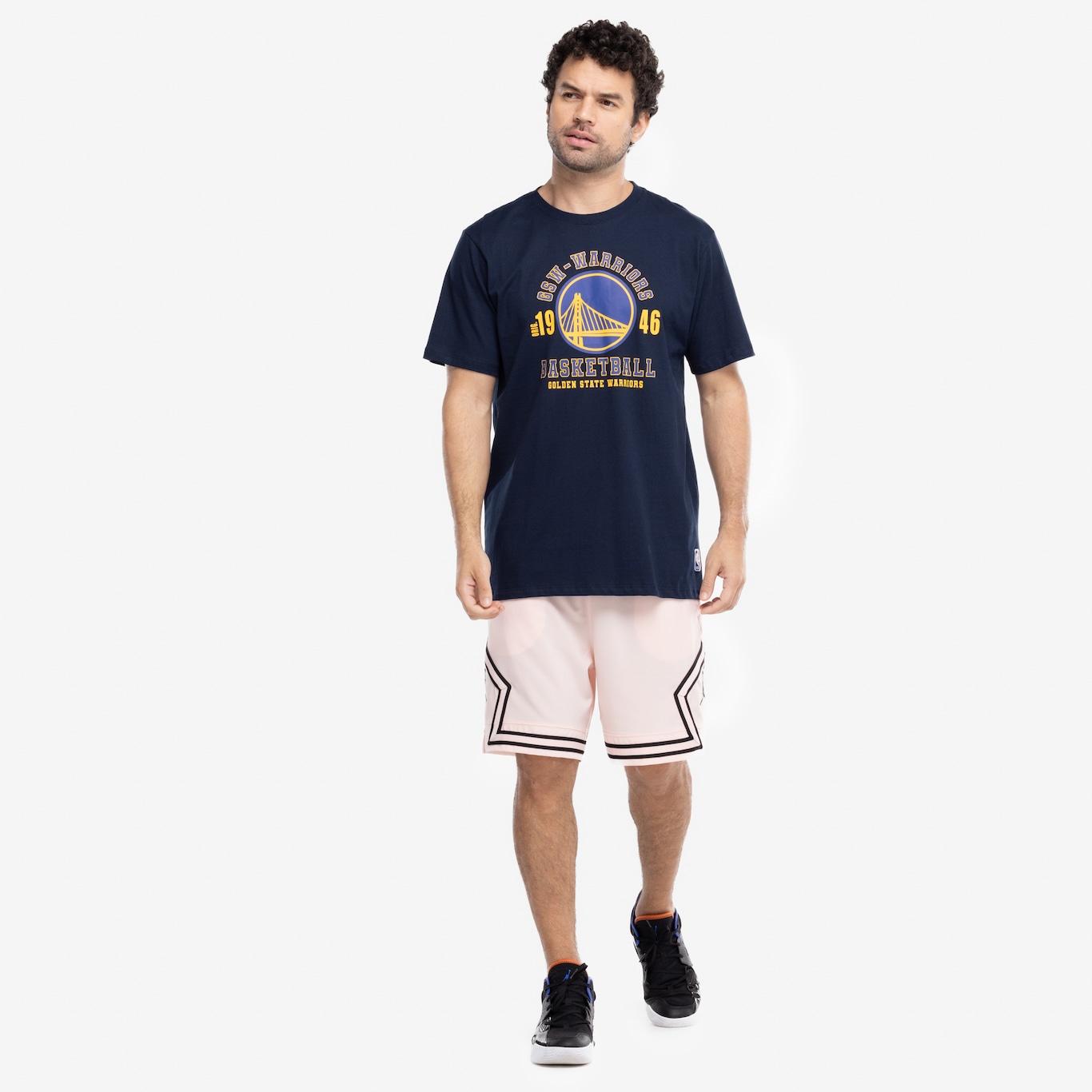 Camiseta do Golden State Warriors NBA Masculina Town - Foto 4